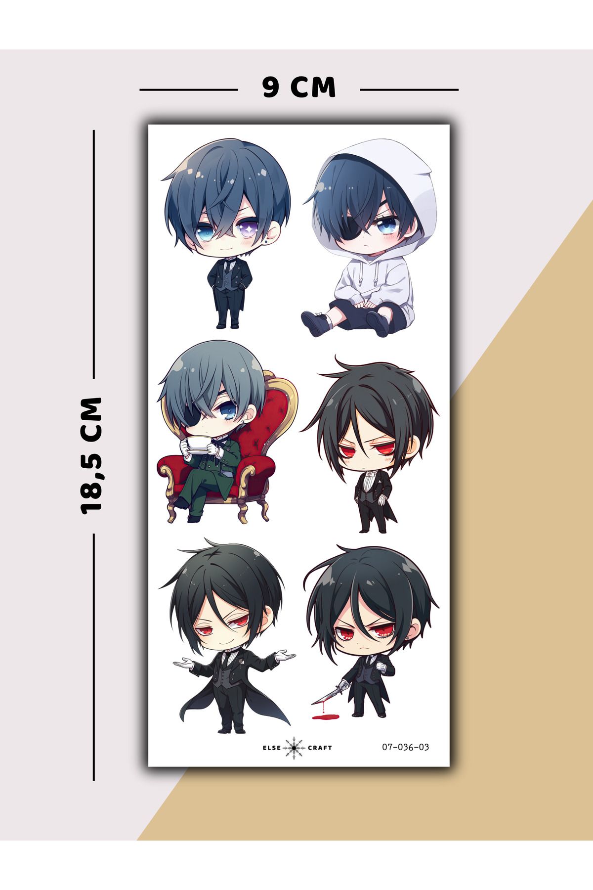 Else Craft Final Fantasy - Black Butler Anime Temalı 7.36