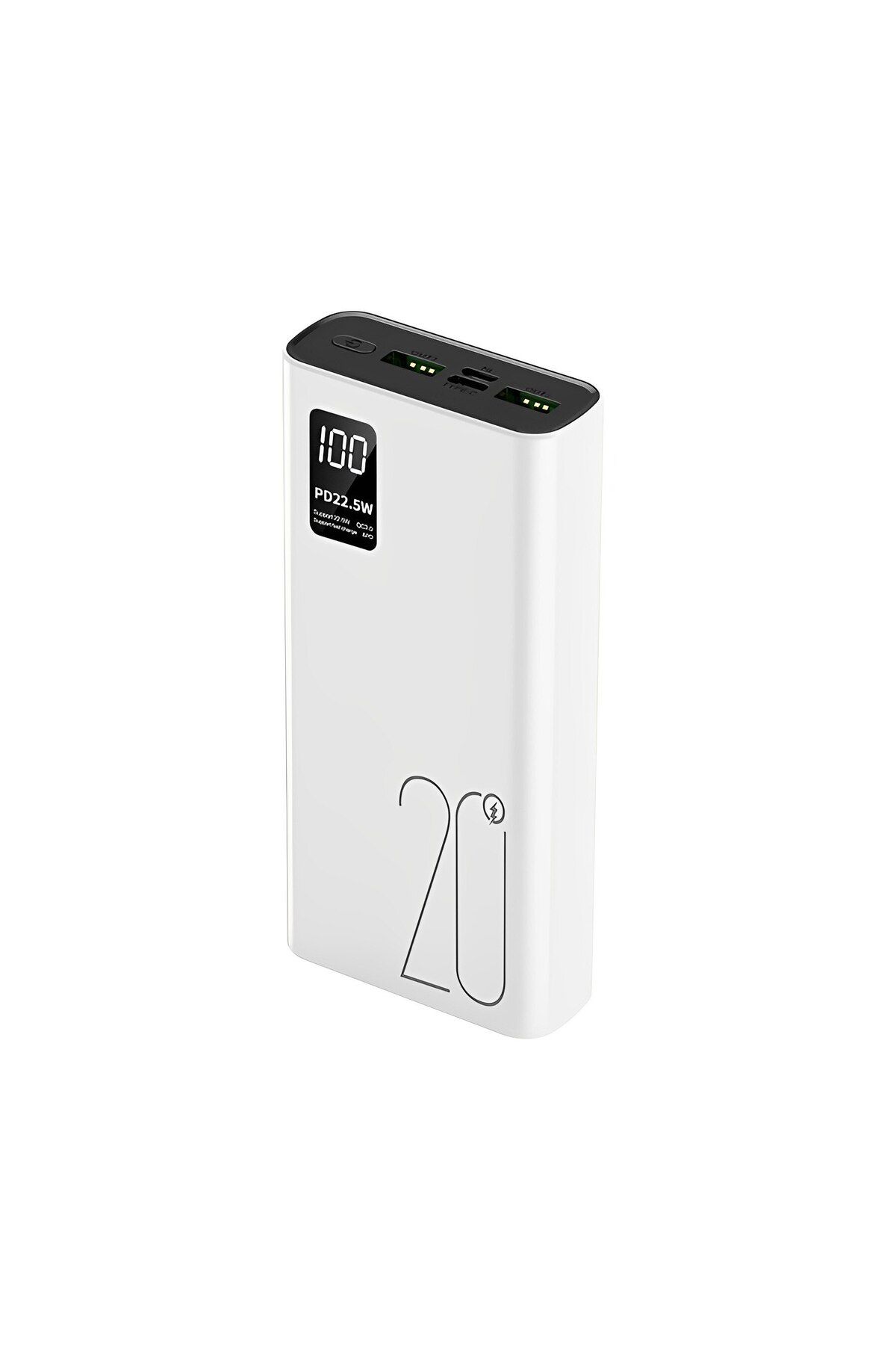 ideal STORE-Baterie Externa Super Charge IdealStore, Capacitate 20.000 mAh, Display LED procentaj baterie, White 4
