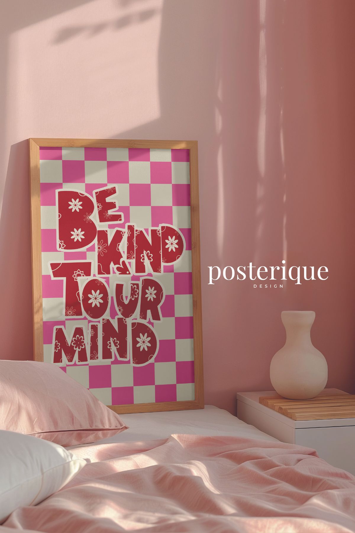 posterique BeKınd ToUr Mınd Çerçevesiz Tablo Çerçevesiz Poster