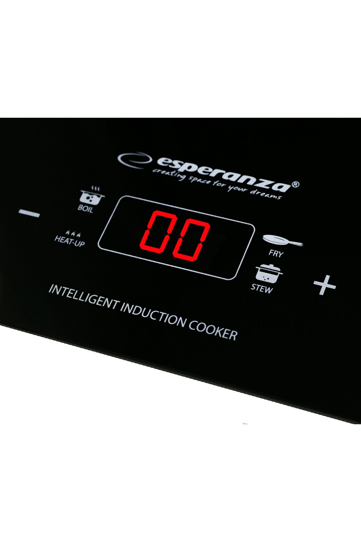 ESPERANZA-Set of 2 induction hobs, Esperanza, 2000W, 4 functions, LCD screen and control panel 2