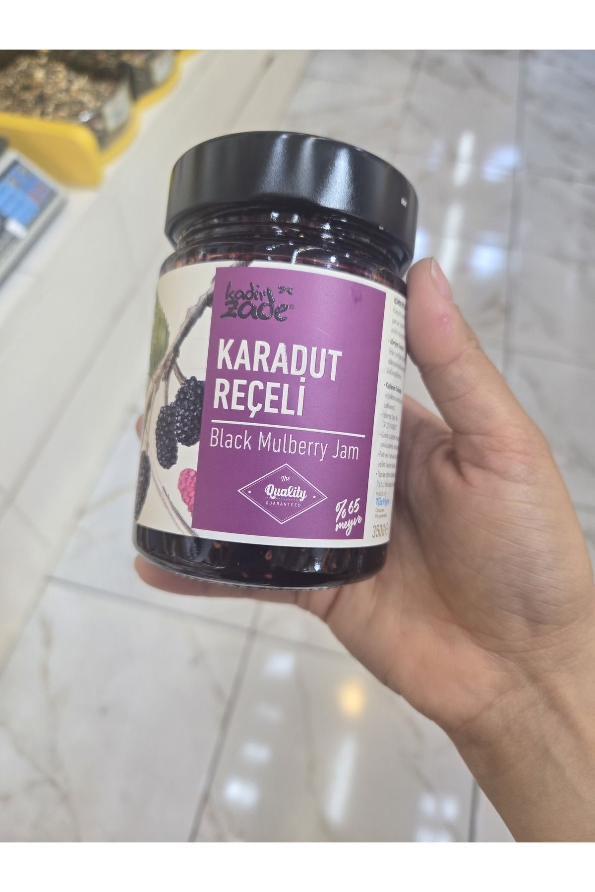 KADİRZADE Karadut reçeli black mulberry jam 350g