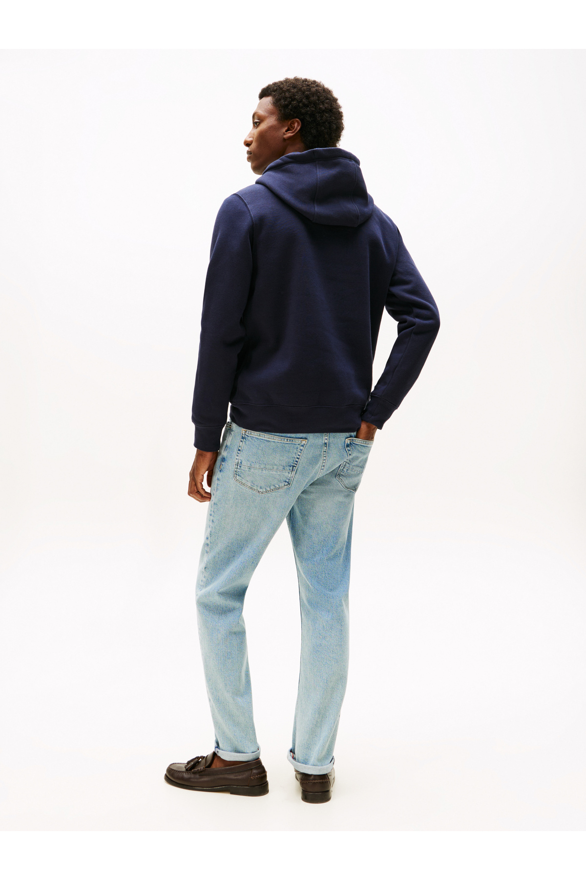Tommy Hilfiger-Tommy Hilfiger Male Desert Sky Hilfiger Chest Insert Hoodie 2