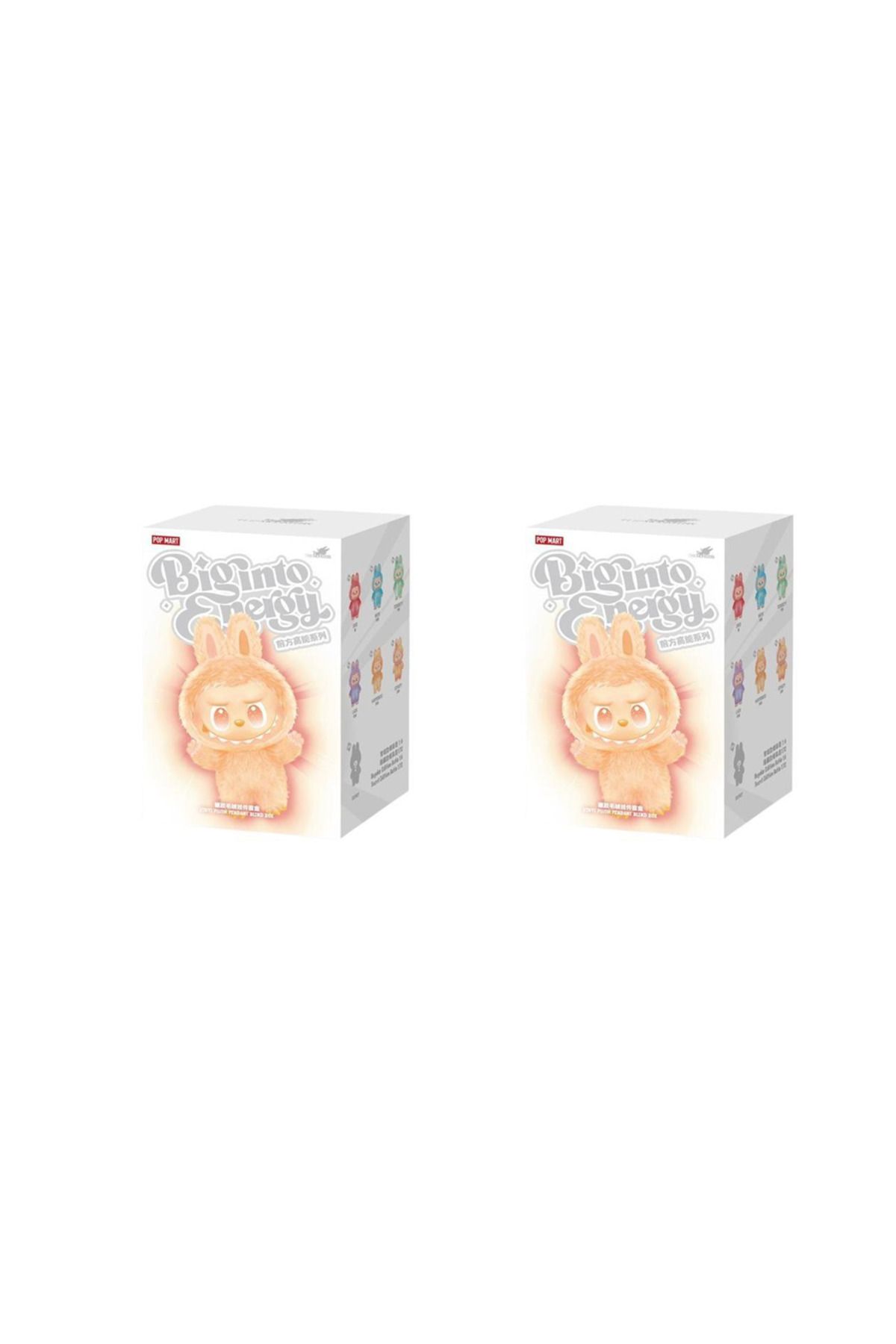 OEM-Set of 2 Labubu Blindbox Plush Toy, Big Into Energy, 15 cm 1