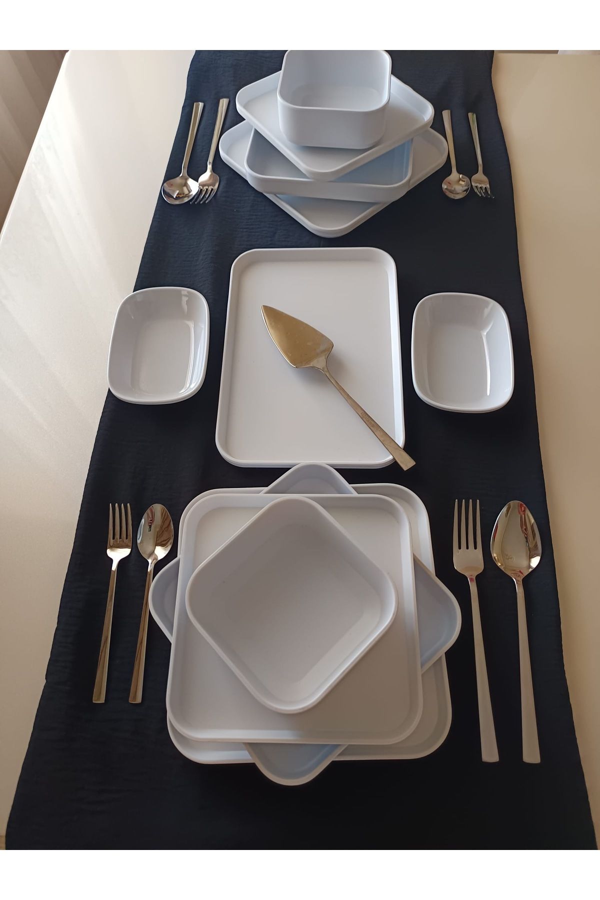 BARITCIOGLU Modern yemek seti 2 kişilik 11 parça takım