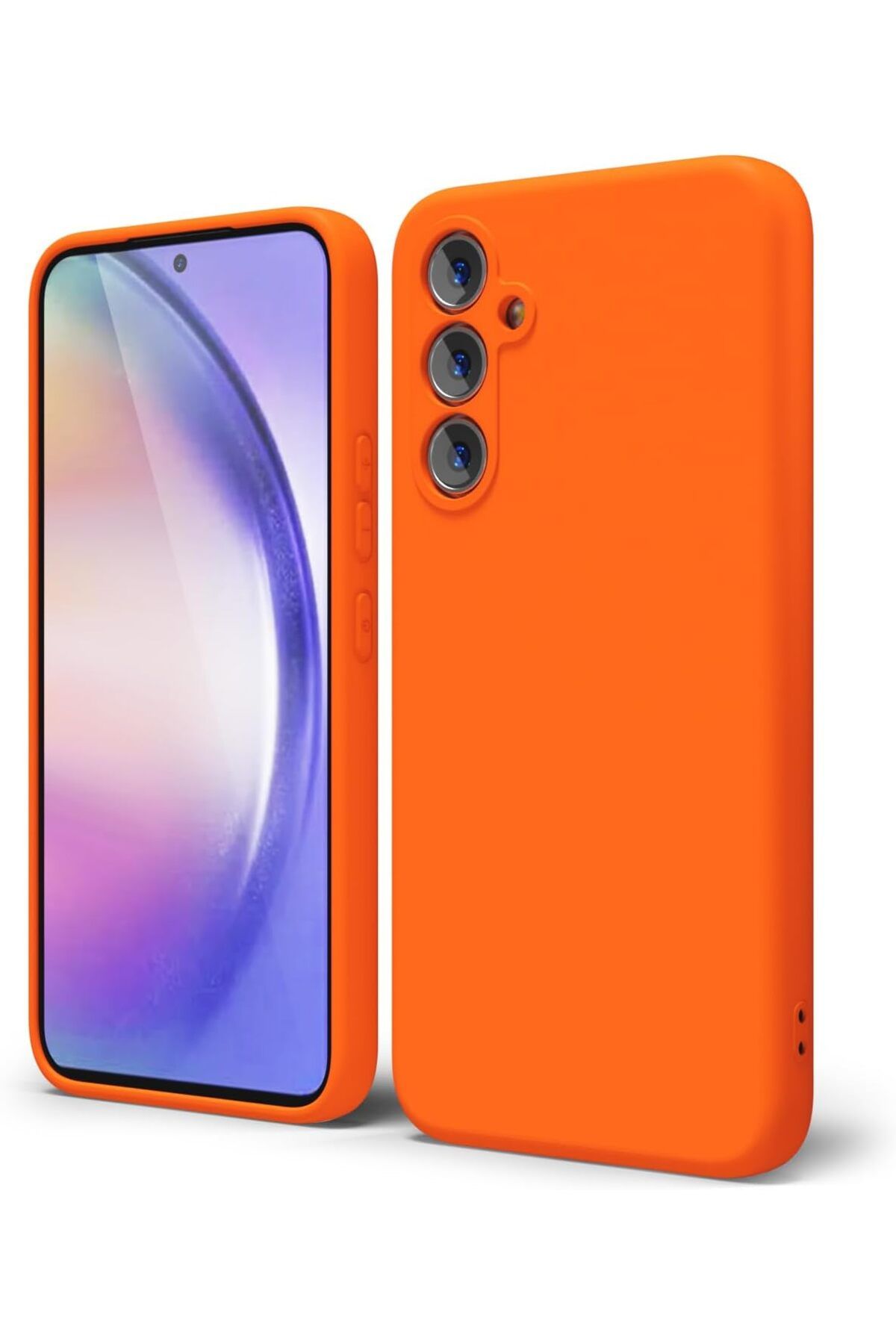 Leybaks Galaxy A54 Uyumlu Kılıf Içi Kadife Dayanıklı Kaymaz Silikon Case