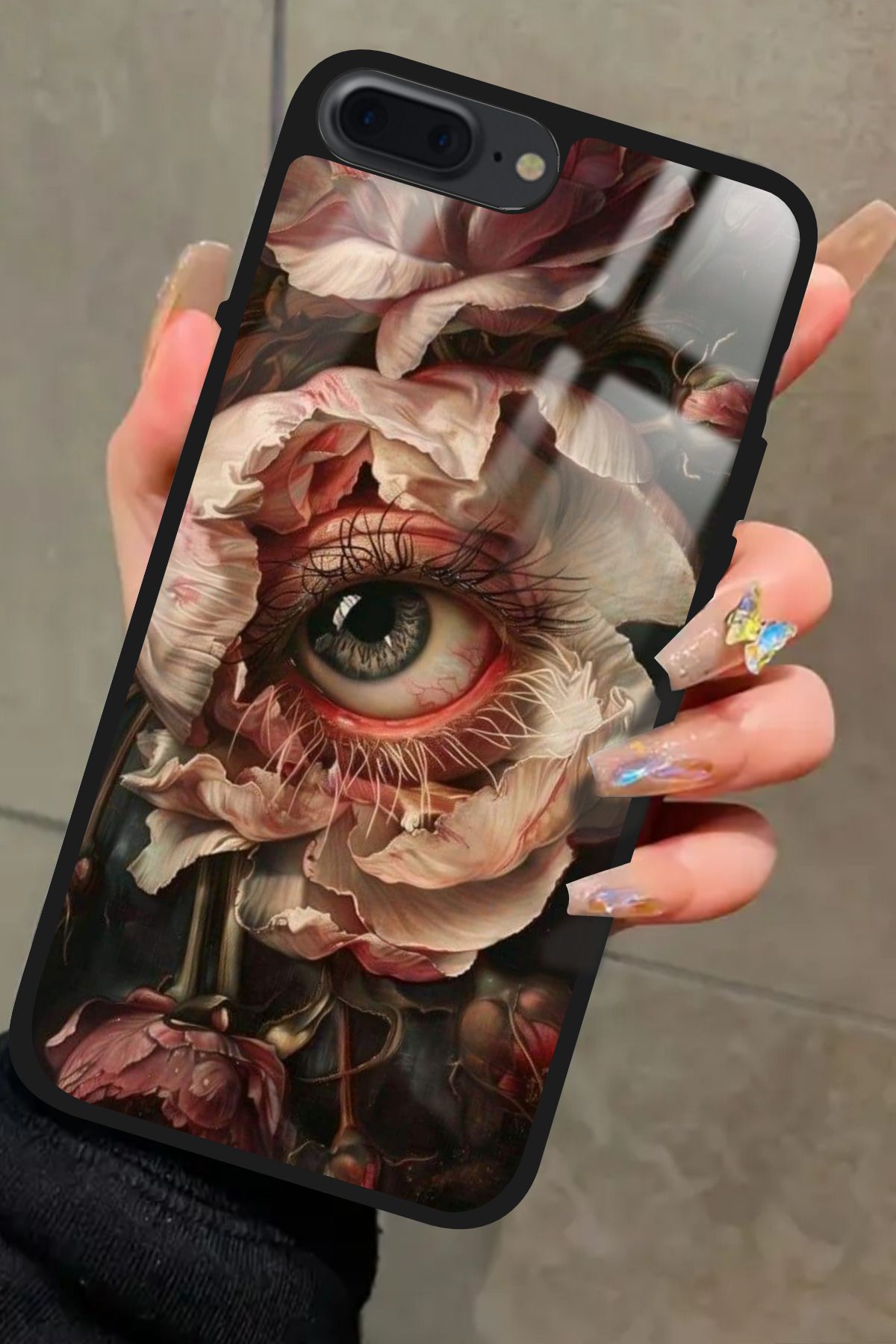 Snacase iPhone 7 Plus Uyumlu Sanat Tasarımlı Glossy Premium Kılıf