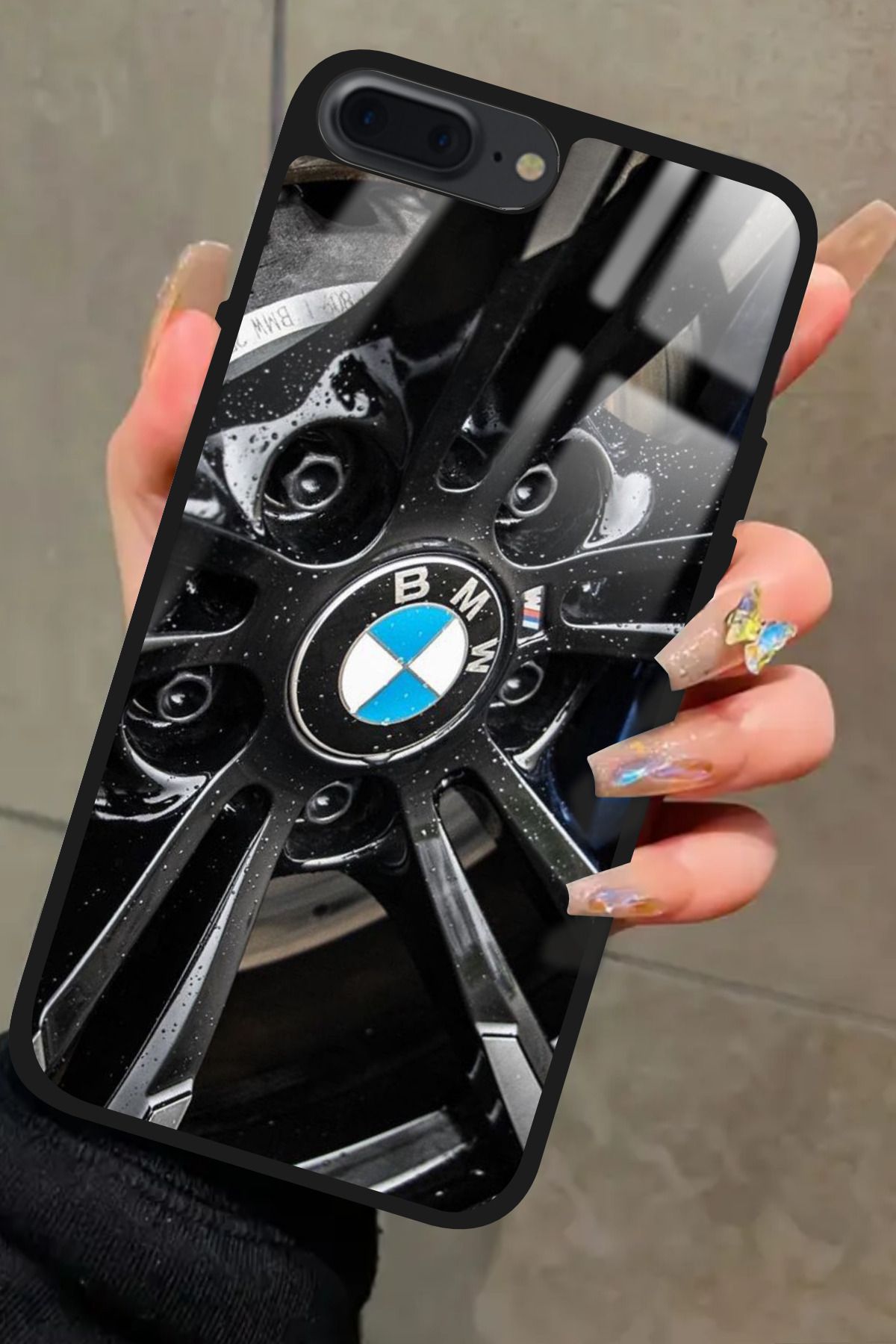 Snacase iPhone 8 Plus Uyumlu Araba Tasarımlı Glossy Premium Kılıf