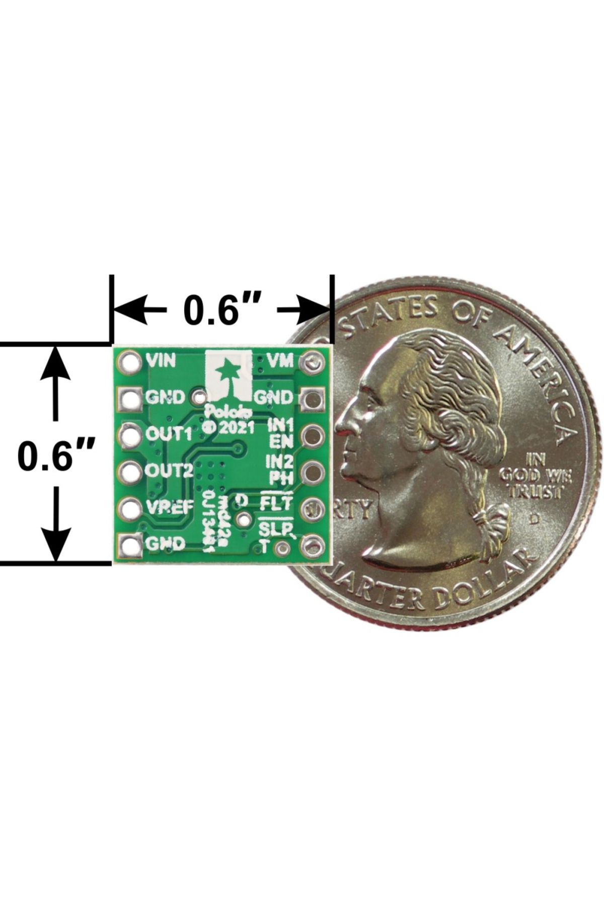 Pololu-DRV8256E DC motor driver breakout 3