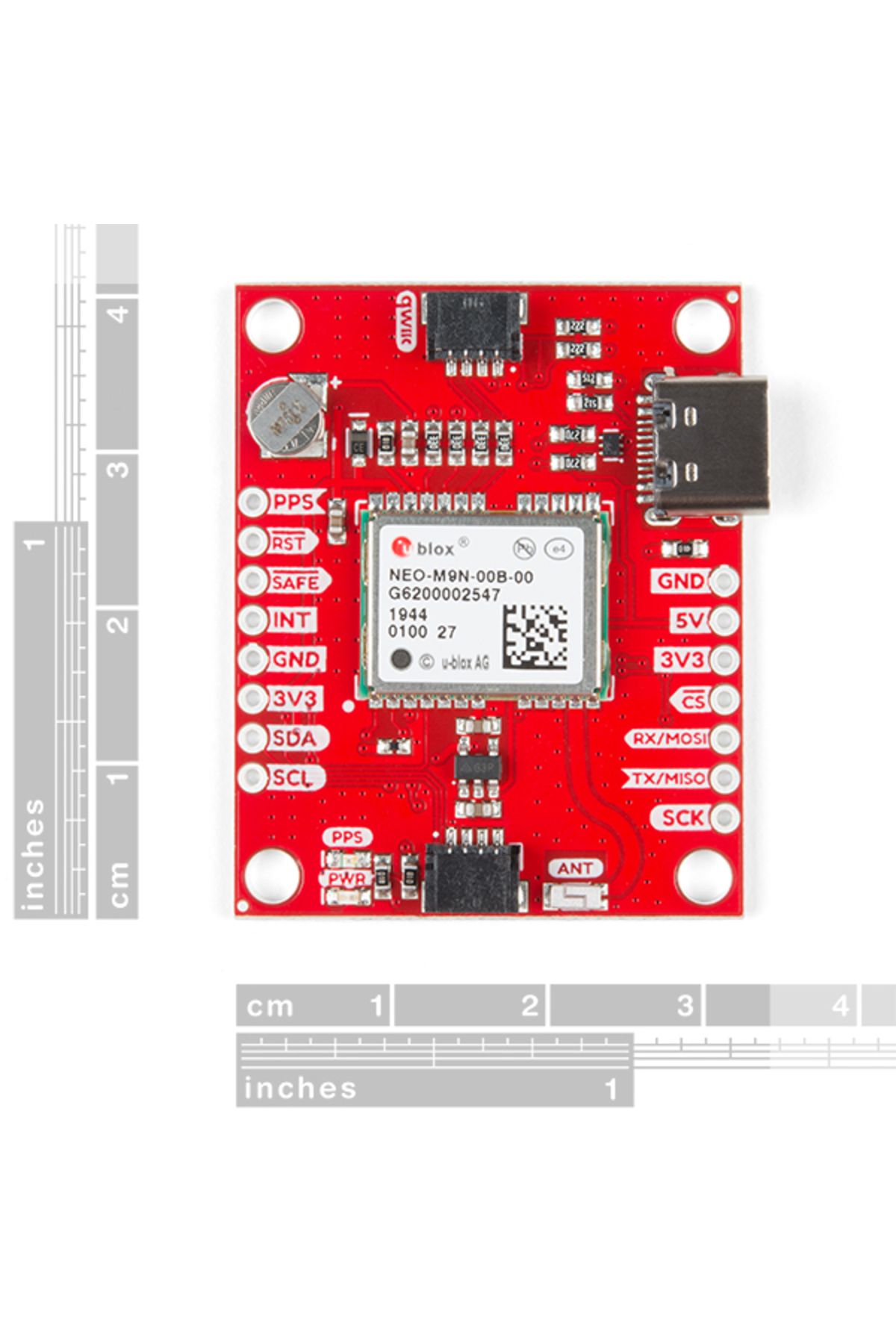 Sparkfun-Breakout GPS SparkFun with NEO-M9N, chip antenna (Qwiic) 2