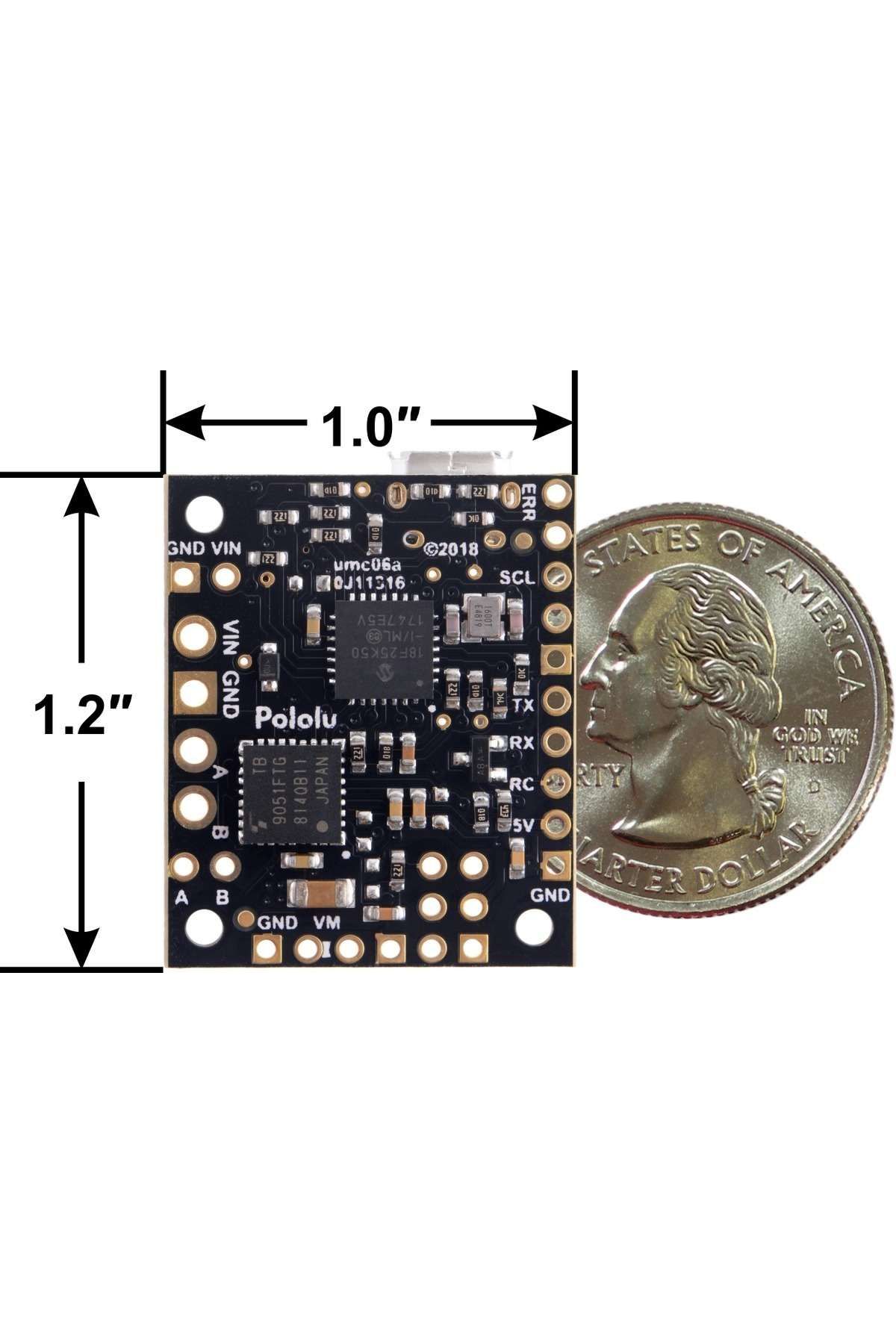 Pololu-Jrk G2 21v3 USB Motor Controller with Feedback 2