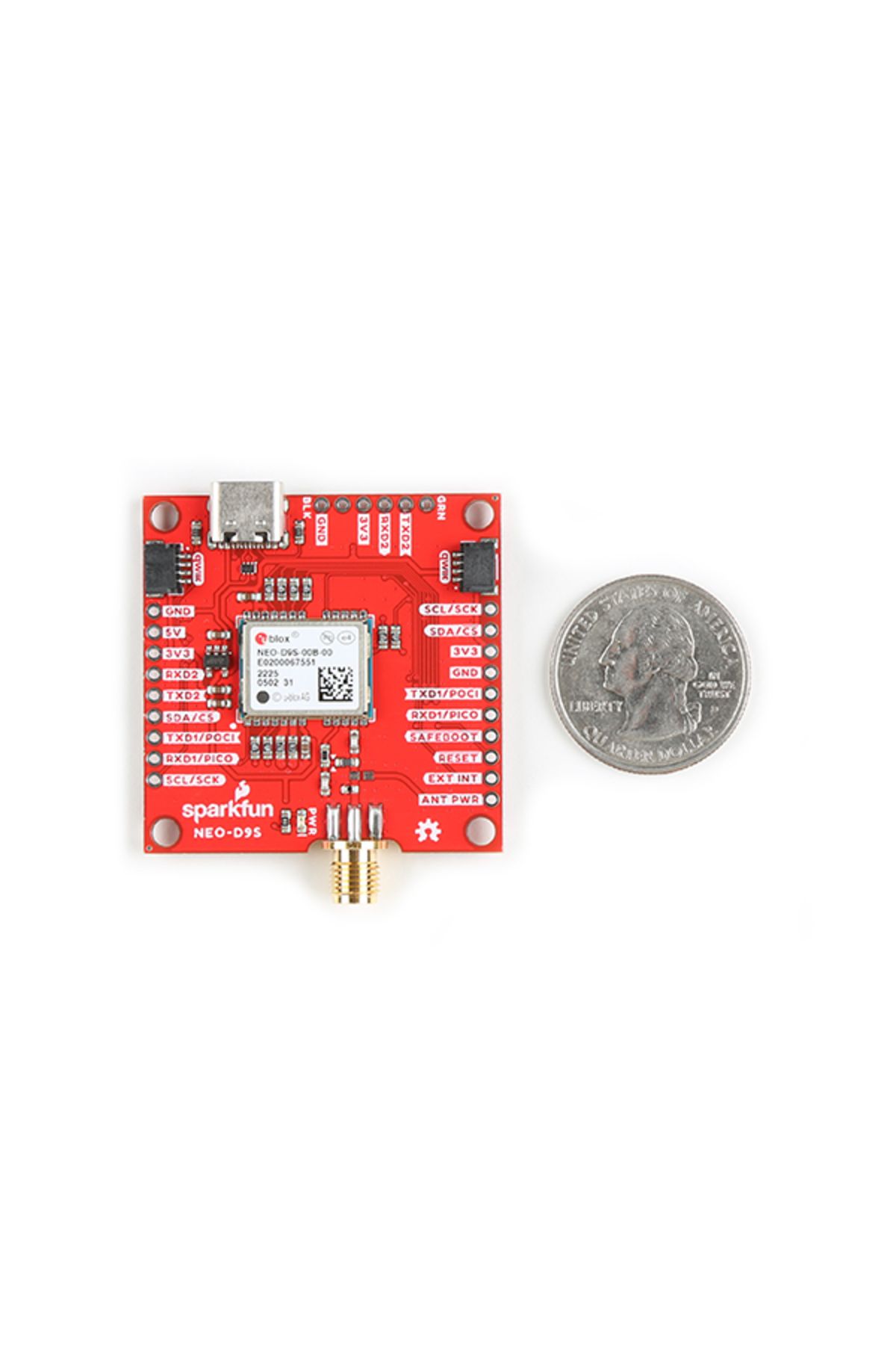 Sparkfun-GNSS correction data receiver breakout with NEO-D9S (Qwiic) 2