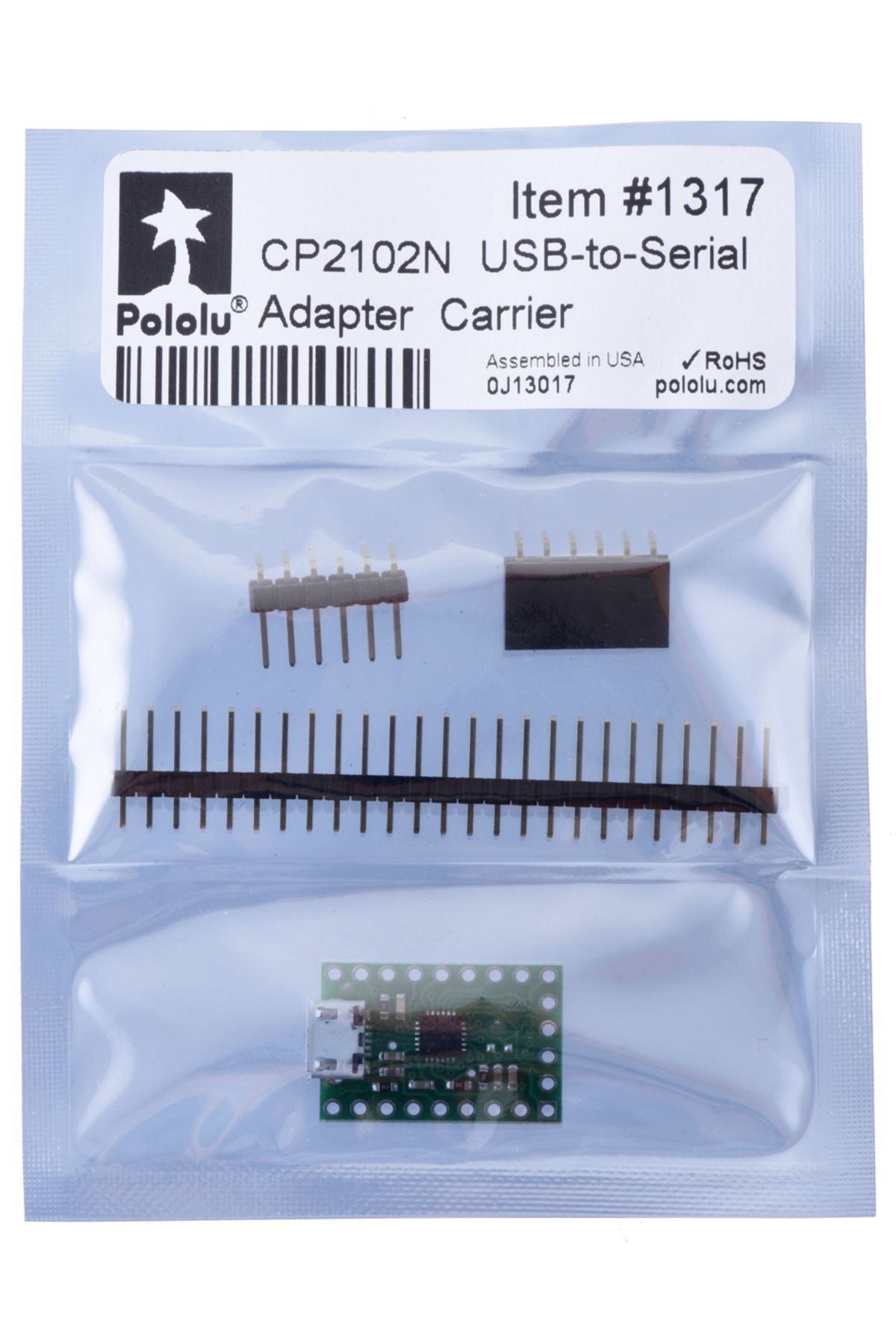 Pololu-Breakout adapter USB-to-serial Pololu CP2102N 7