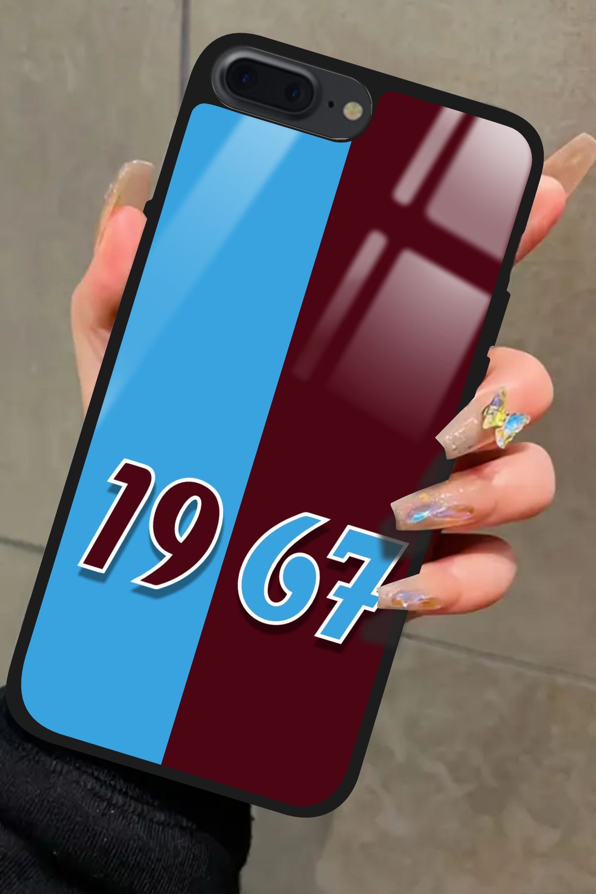 Snacase iPhone 7 Plus Uyumlu 1967 Yazılı Glossy Premium Kılıf