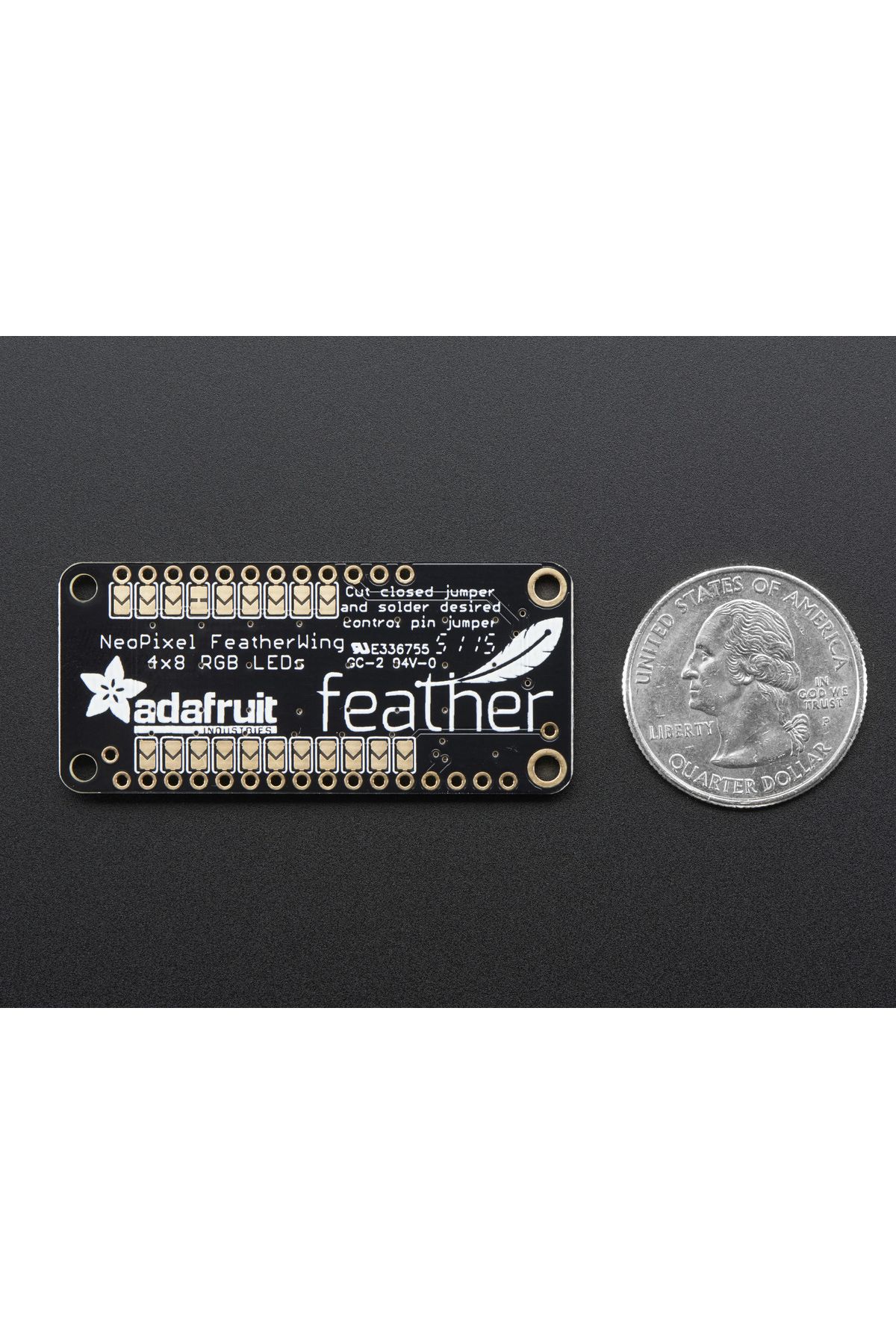 Adafruit-Matrix 4x8 RGB LEDs - NeoPixel FeatherWing 6