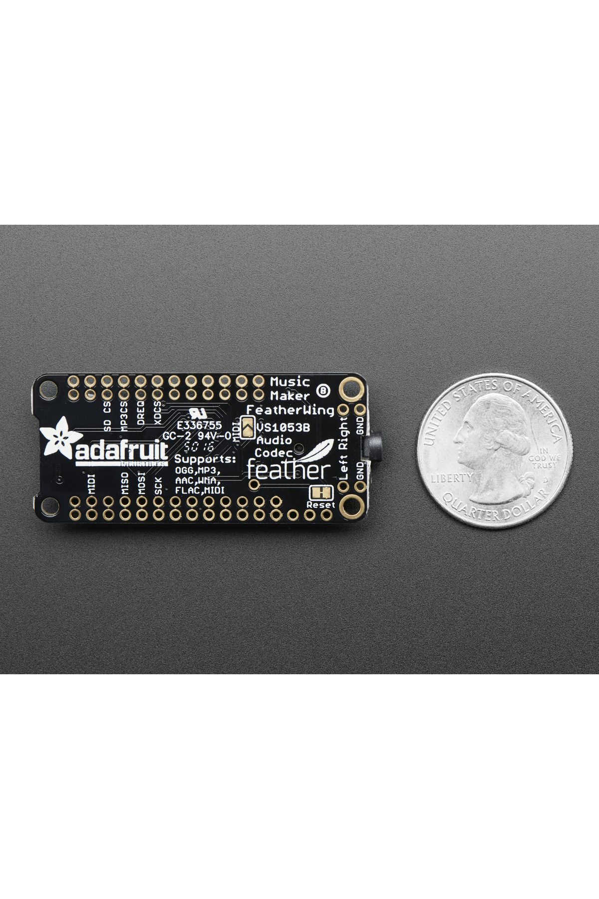 Adafruit-Music Maker FeatherWing - MP3 OGG WAV MIDI Synth Player 4