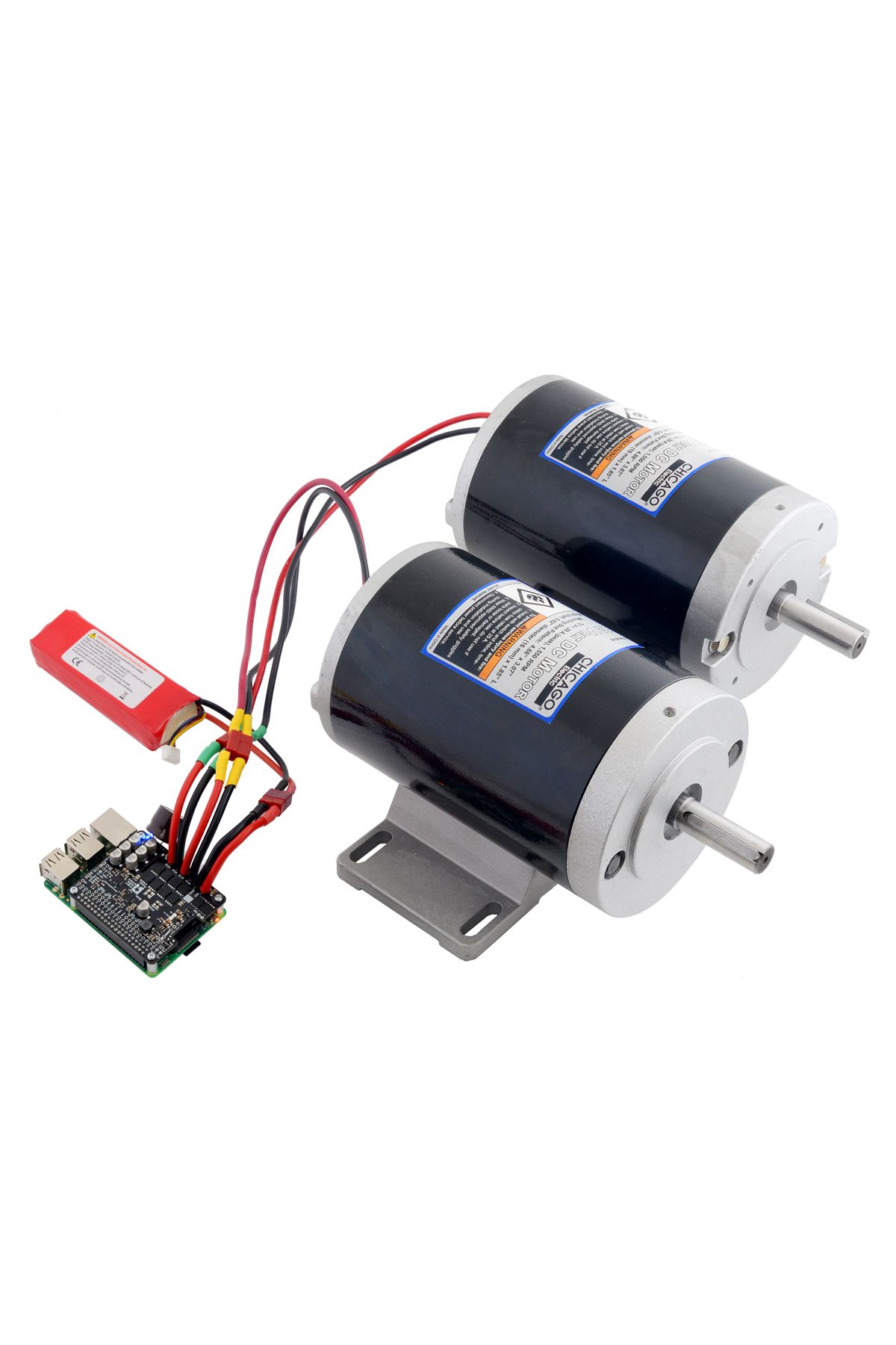 Pololu-Dual G2 High-Power Motor Driver 18v18 for Raspberry Pi (Partial Kit) 4