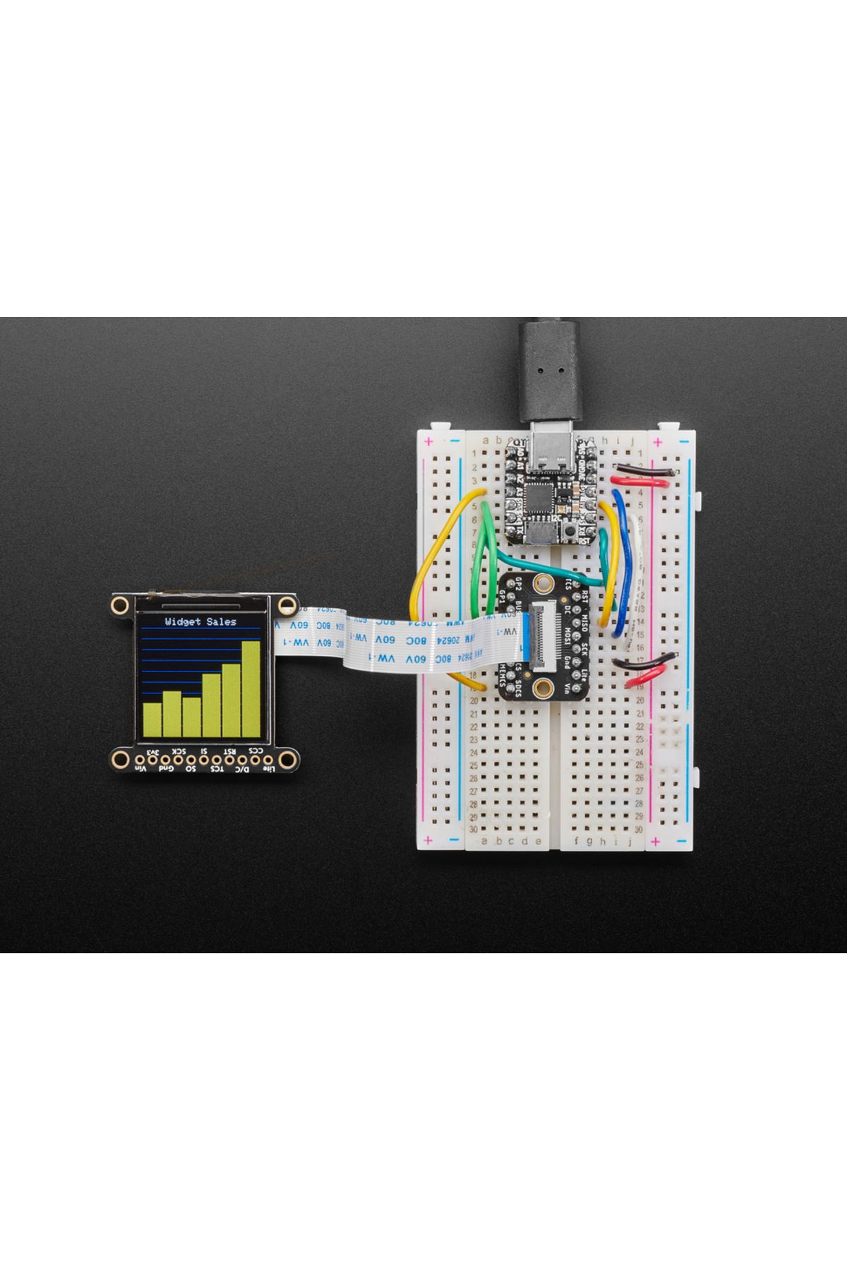 Adafruit-3.3cm Tft Lcd Display, 240x240, Microsd - St7789 11