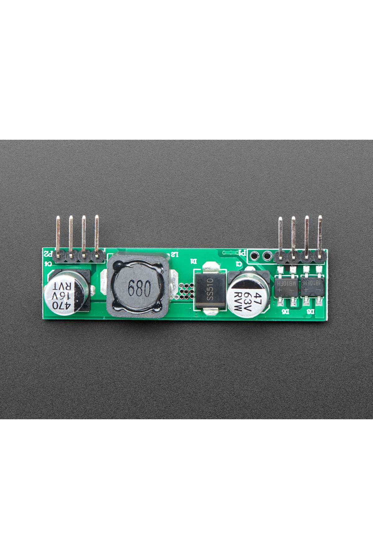Adafruit-5V, 1.5A PoE output module for Raspberry Pi 3 B+ 3