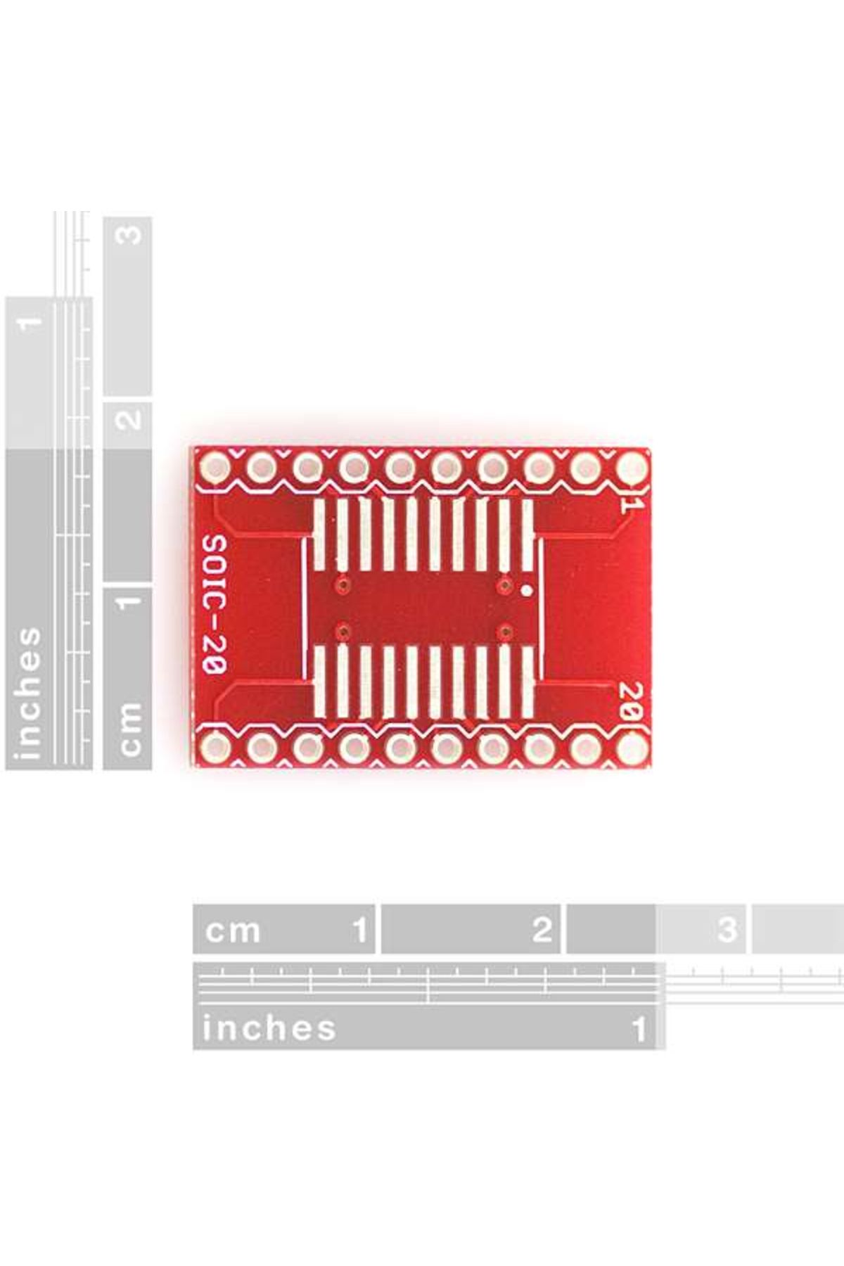 Sparkfun-SOIC to DIP adapter circuit - 20 Pins 3