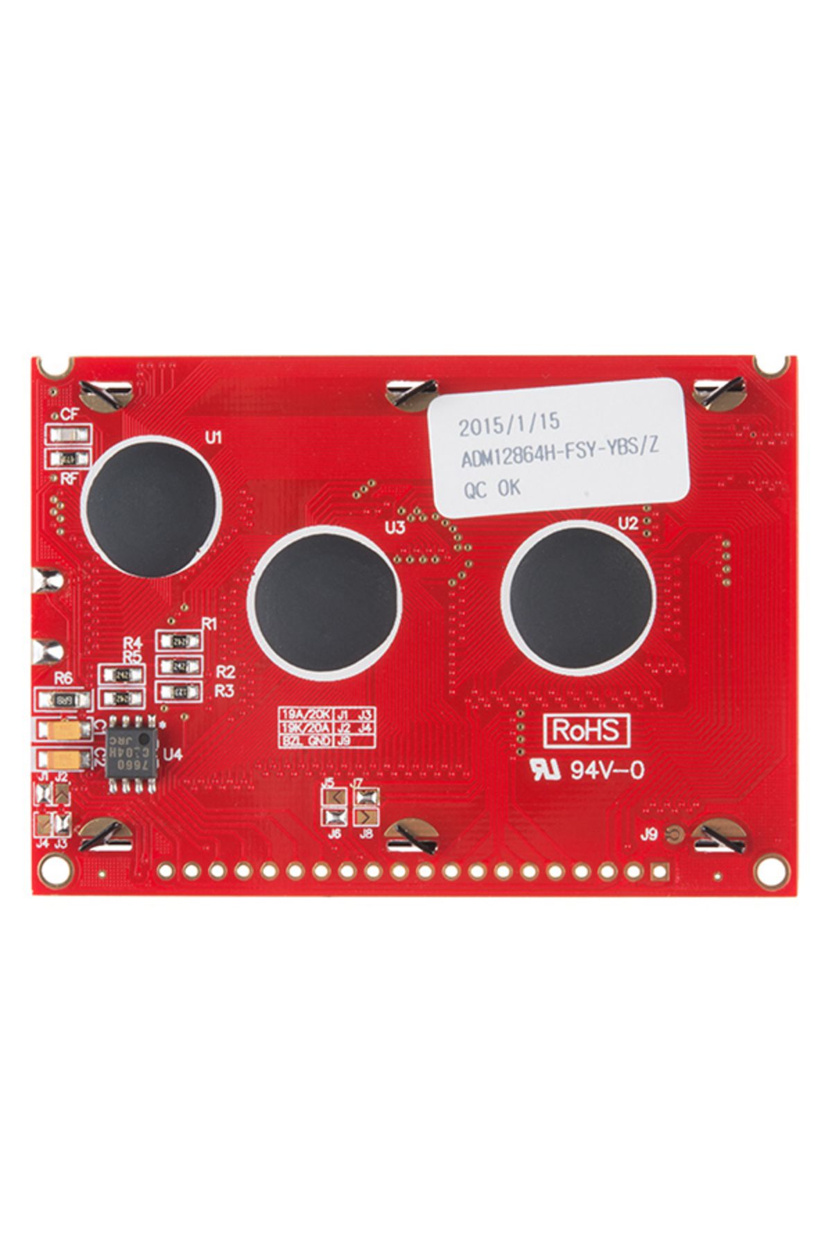 Sparkfun-128x64 STN LCD module with LED backlight 3