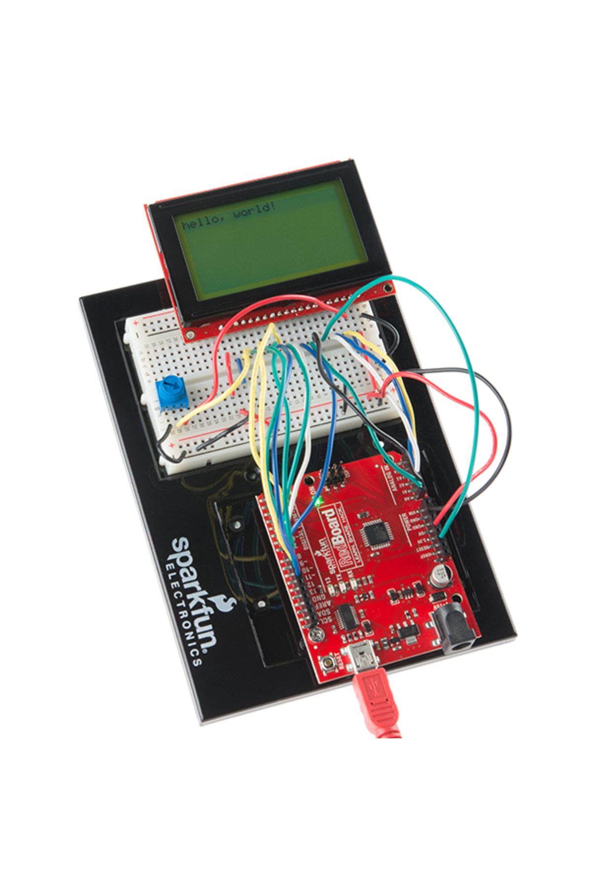 Sparkfun-128x64 STN LCD module with LED backlight 5