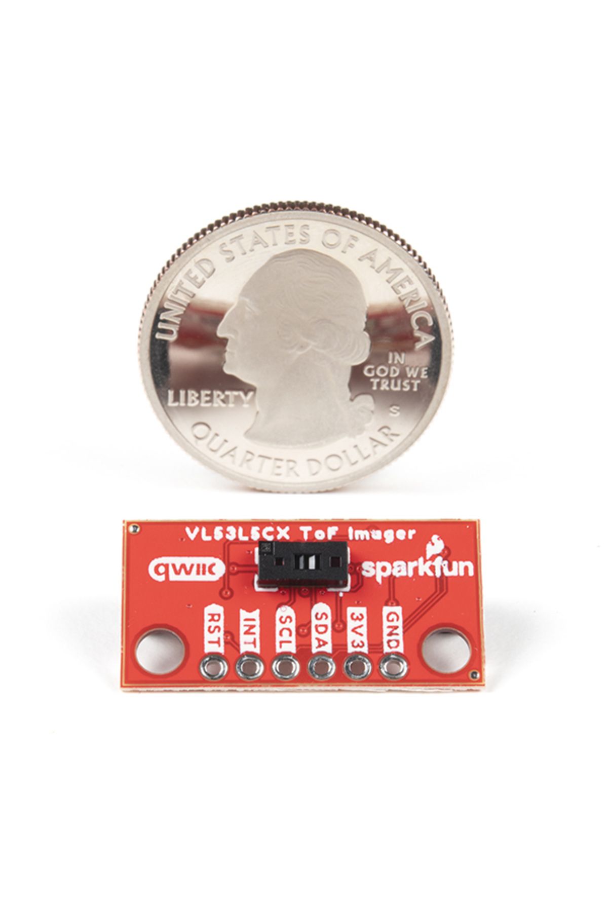 Sparkfun-QWiic Mini ToF Imager Distance Sensor with VL53L5CX 4