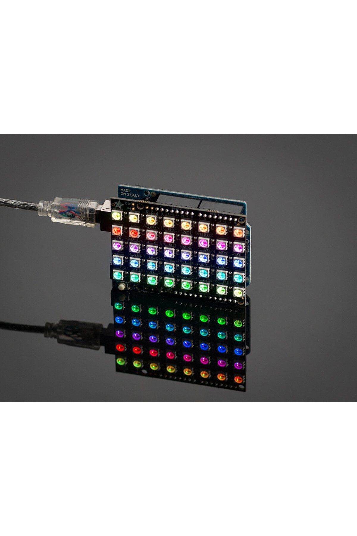 Adafruit-NeoPixel Shield - 40 RGB LED Matrix LEDs 1
