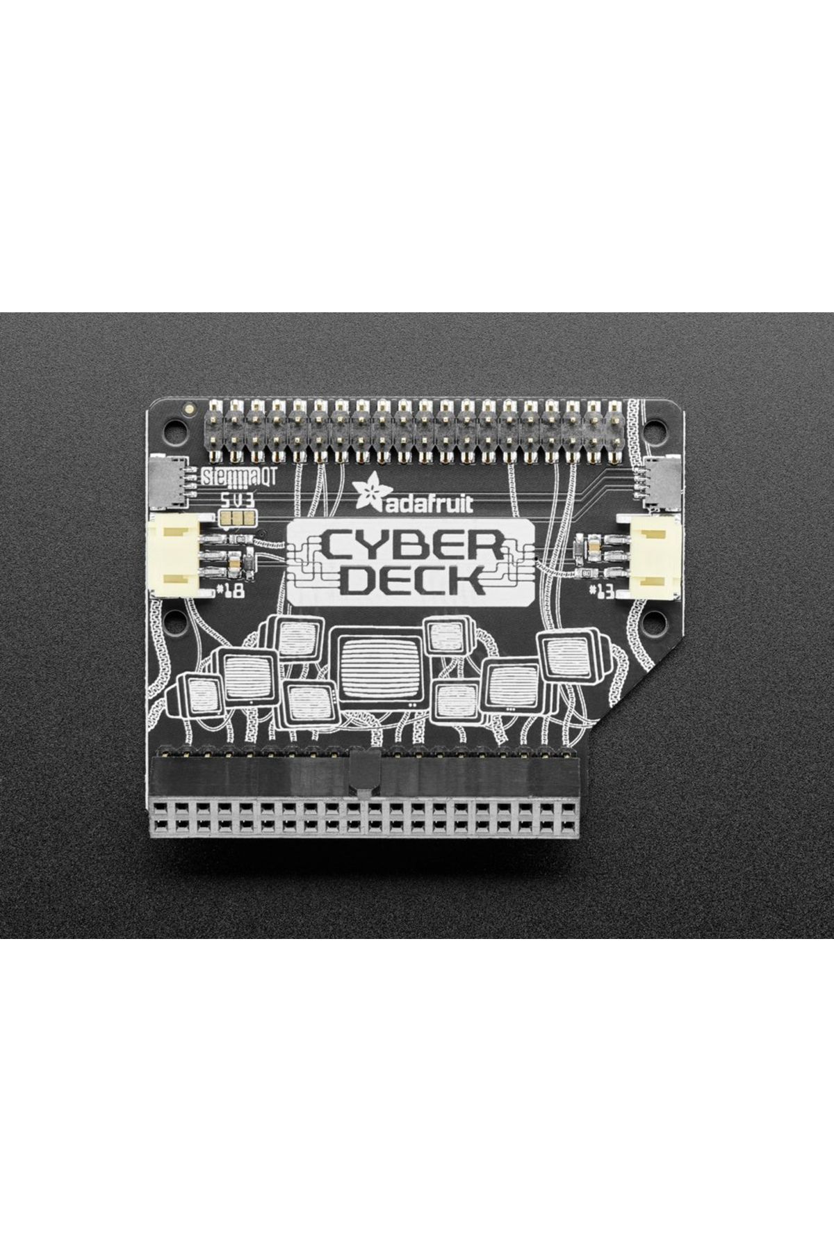 Adafruit-Cyberdeck Bonnet For Raspberry Pi 400 6