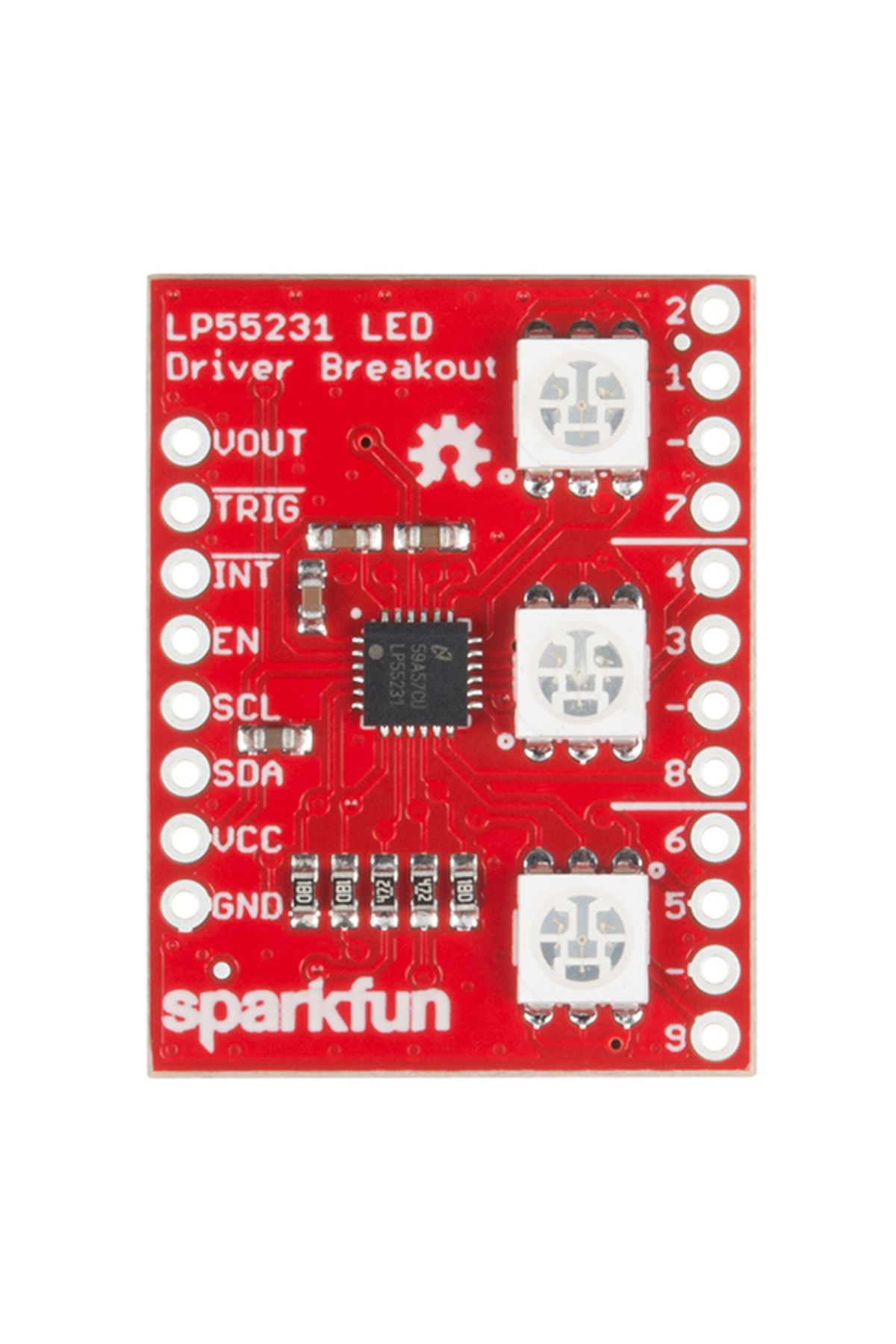Sparkfun-LED Driver Breakout - LP55231 2