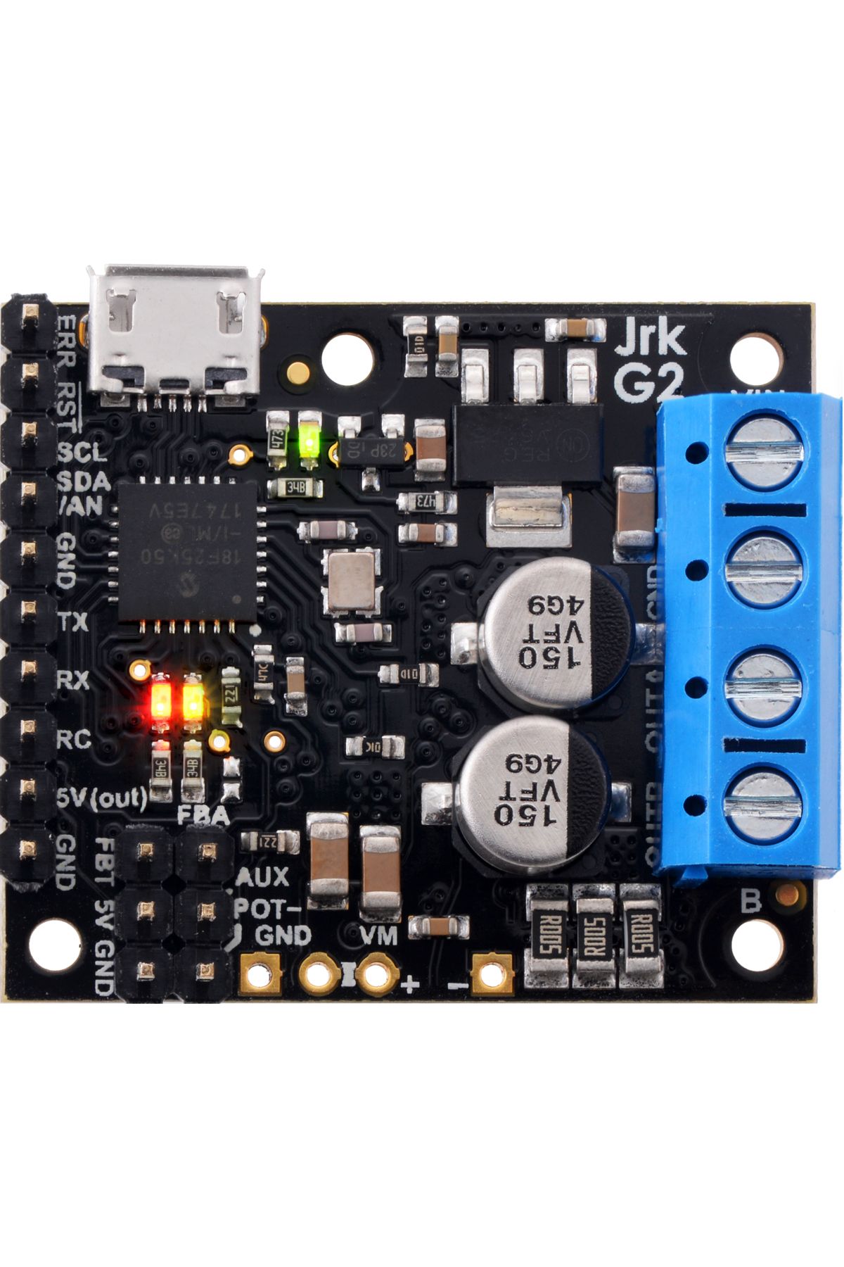 Pololu-Jrk G2 18v19 USB Motor Controller with Feedback 5
