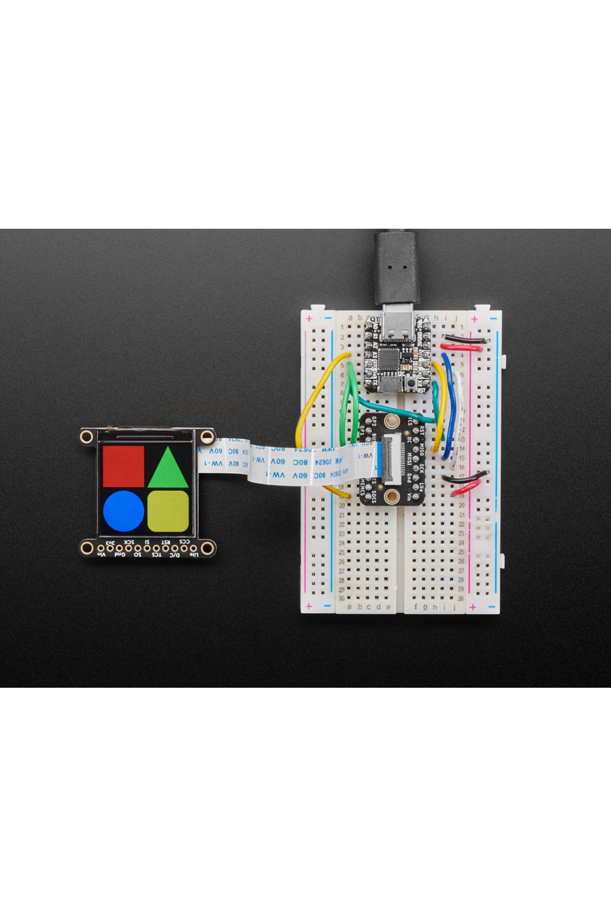 Adafruit-3.3cm Tft Lcd Display, 240x240, Microsd - St7789 9