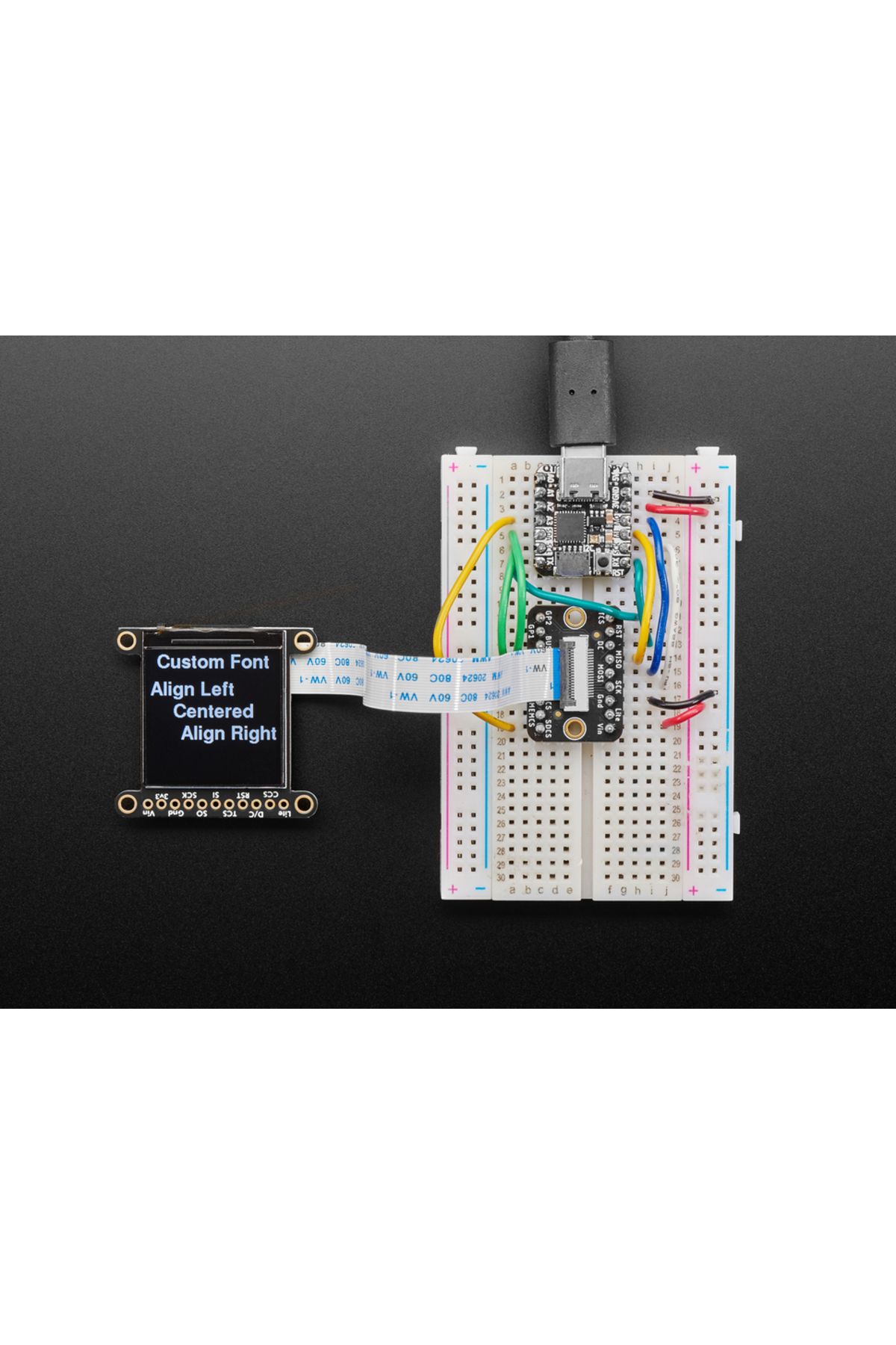 Adafruit-3.3cm Tft Lcd Display, 240x240, Microsd - St7789 8