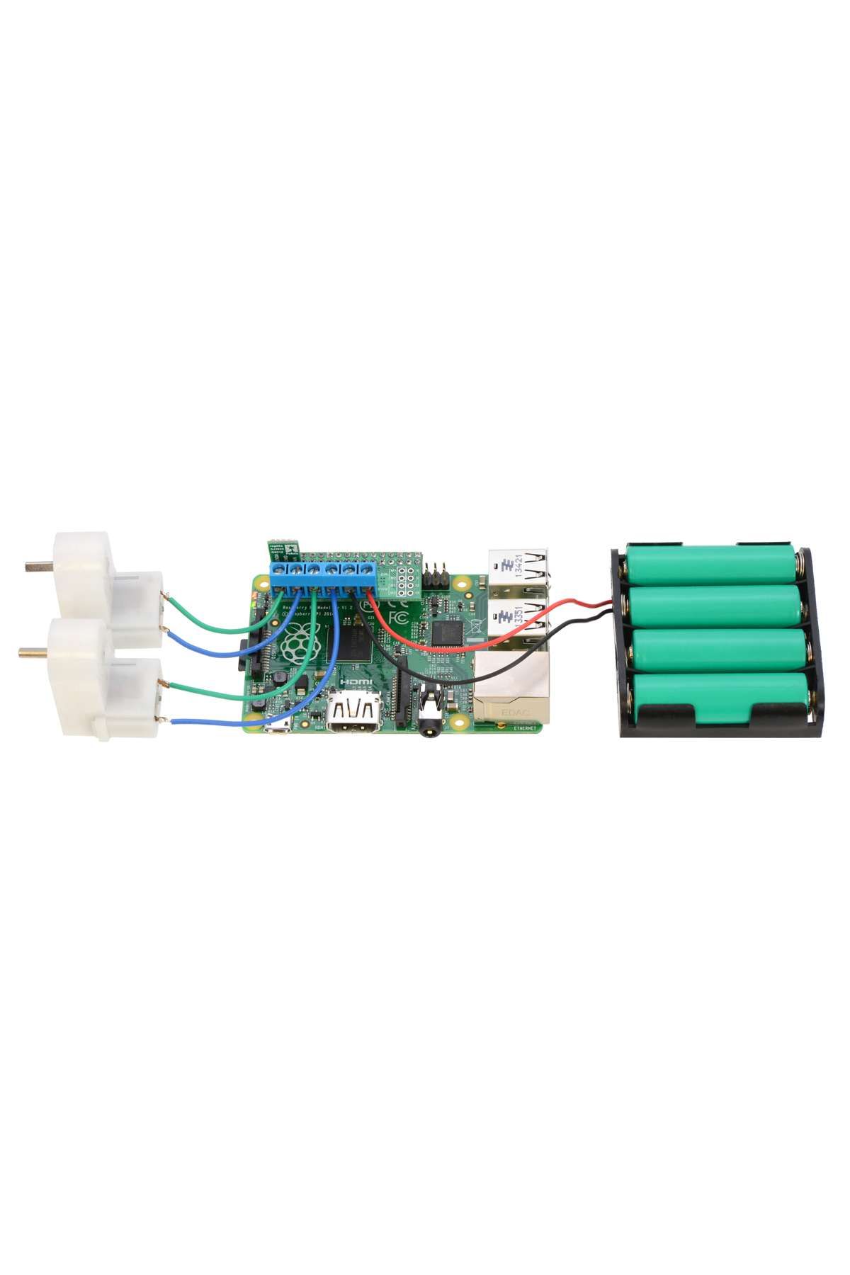 Pololu-DRV8835 Dual Motor Driver Kit for Raspberry Pi B+ 3