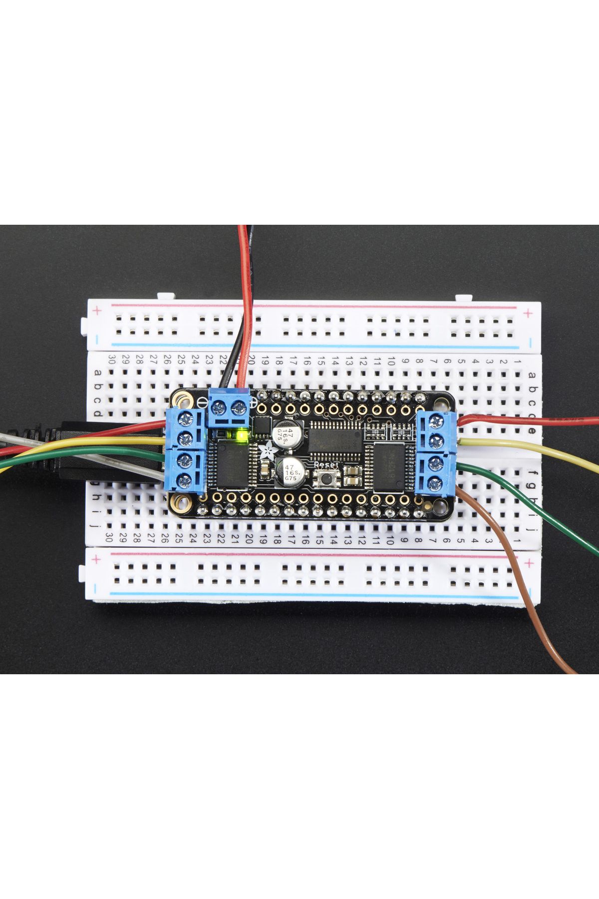 Adafruit-DC Motor + Stepper Shield for Feather 6