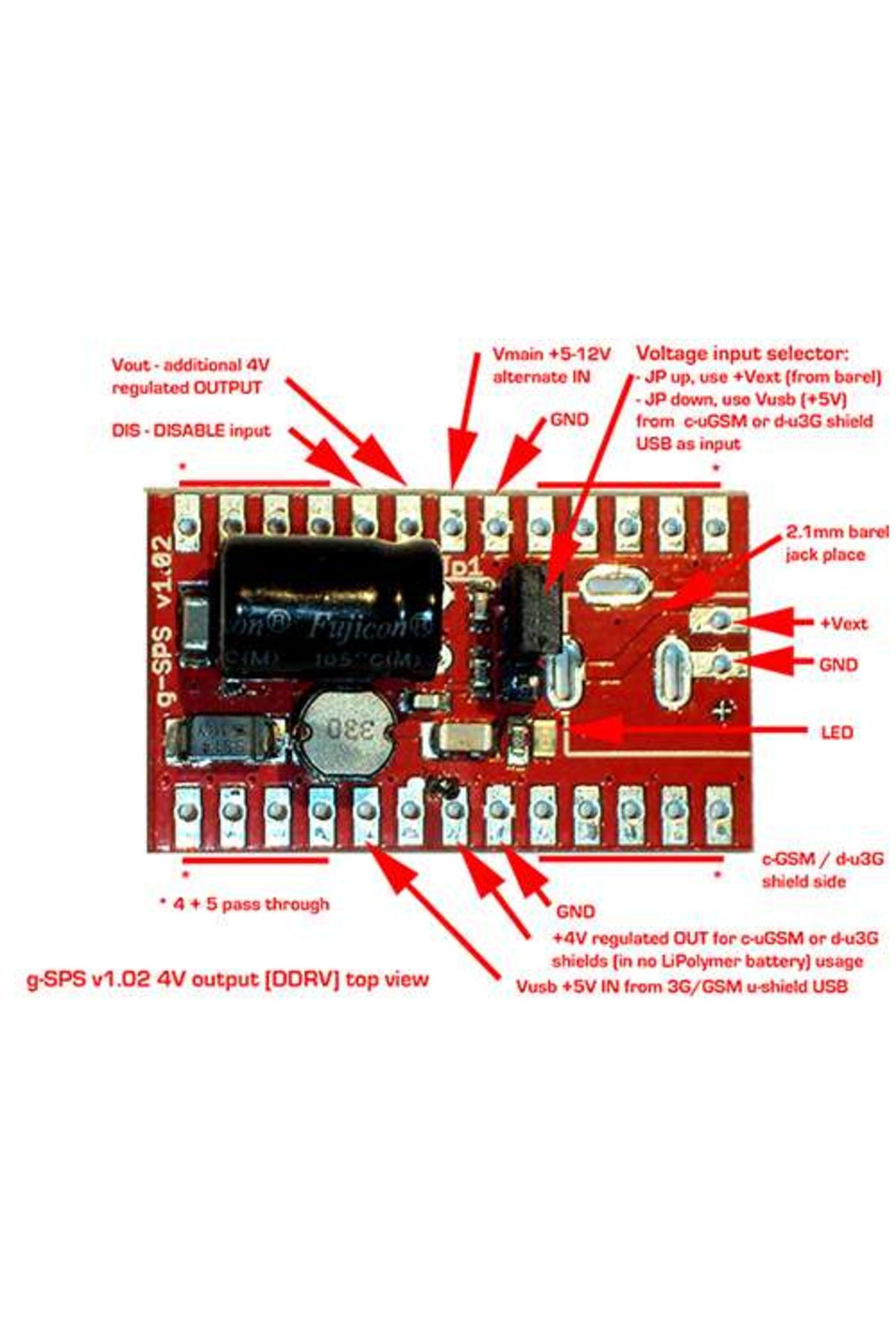 ROBOFUN-Switching Power Supply g-SPS 4V [DDRV] for d-u3G / c-uGSM 2