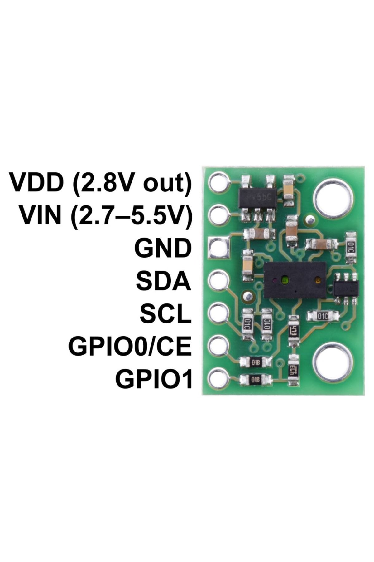 Pololu-Vl6180x Tof Distance Sensor Breakout With Stabilizer 4