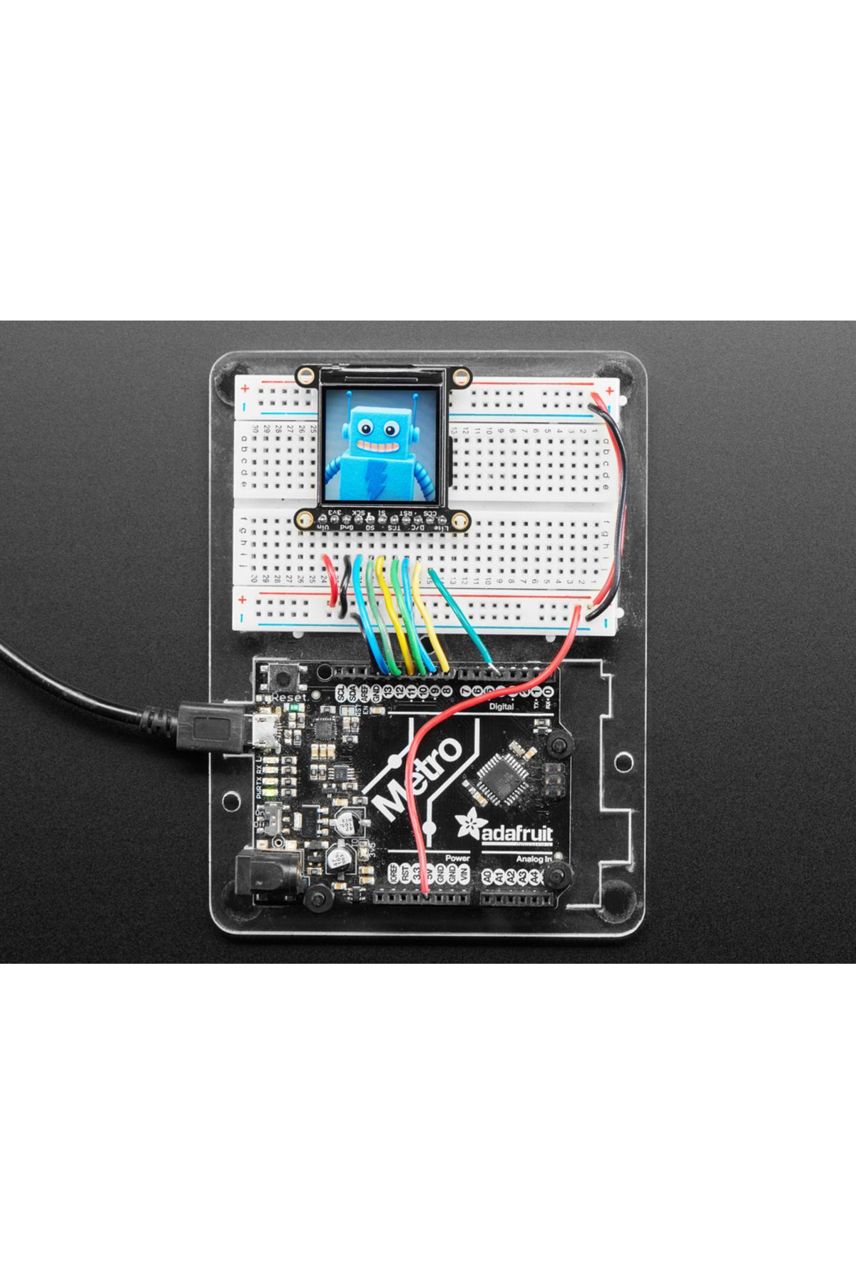 Adafruit-3.3cm Tft Lcd Display, 240x240, Microsd - St7789 3
