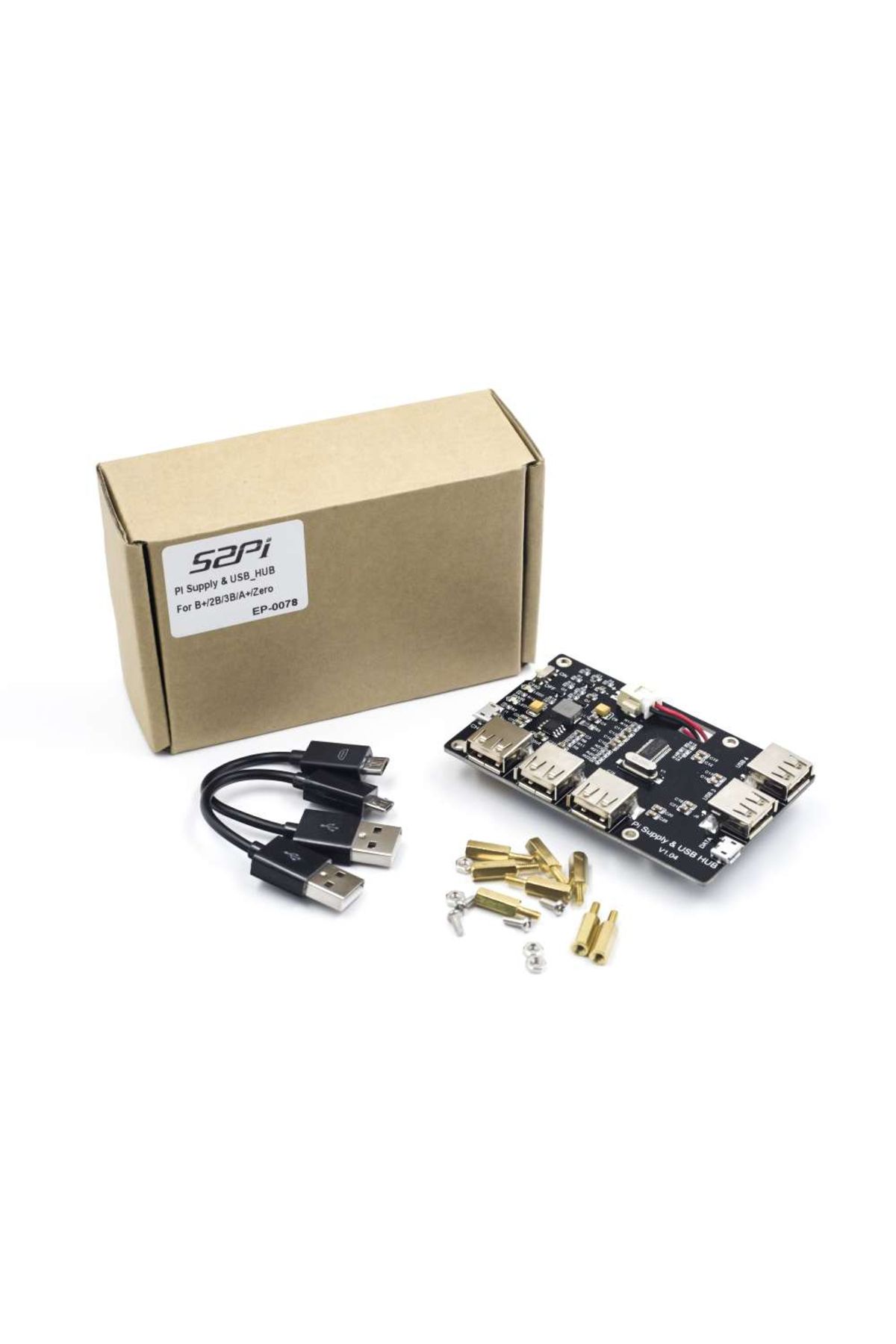 ROBOFUN-Power module for Raspberry Pi with 4 USB outputs 7