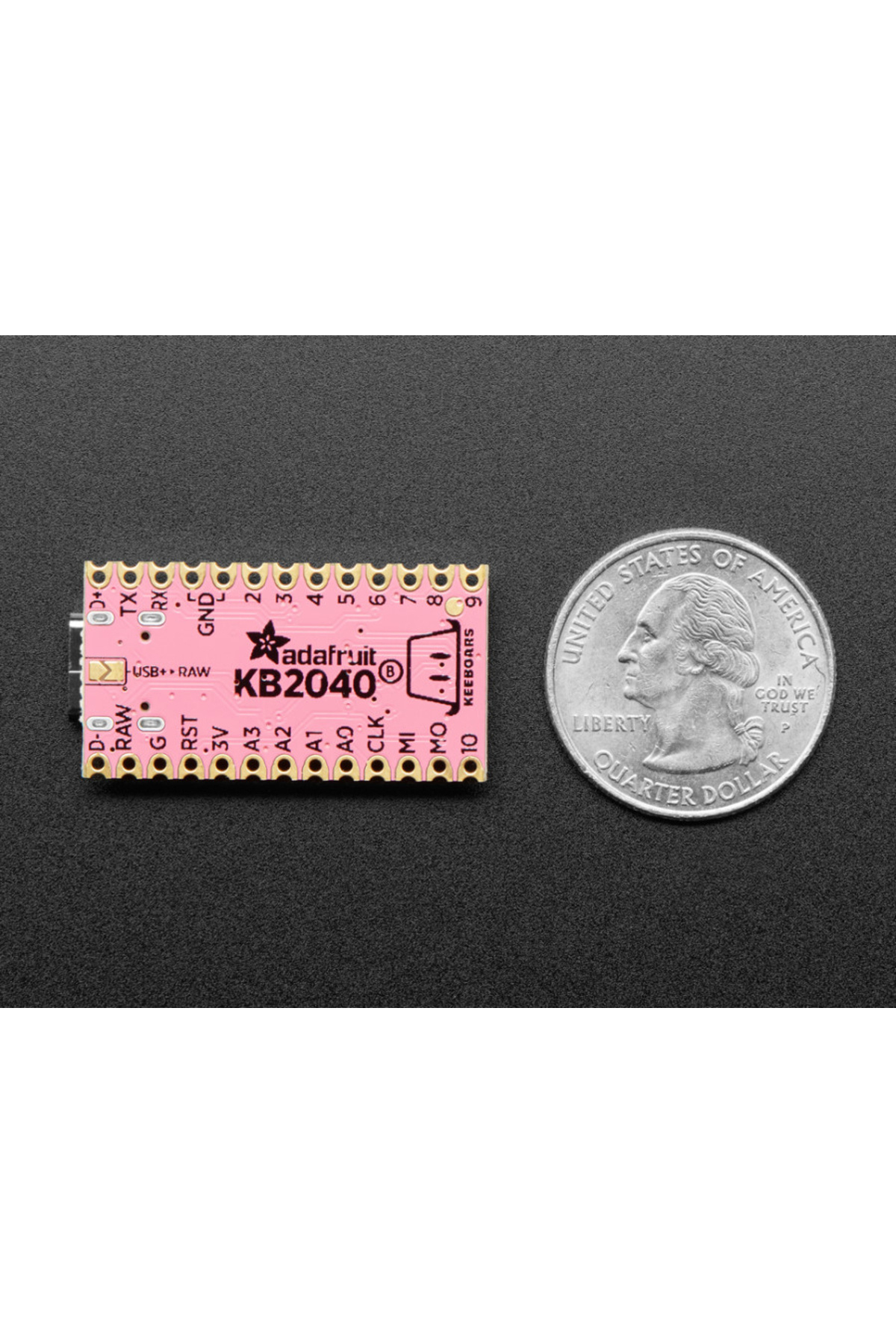 Adafruit-KB2040 - RP2040 Kee Boar Driver board 3