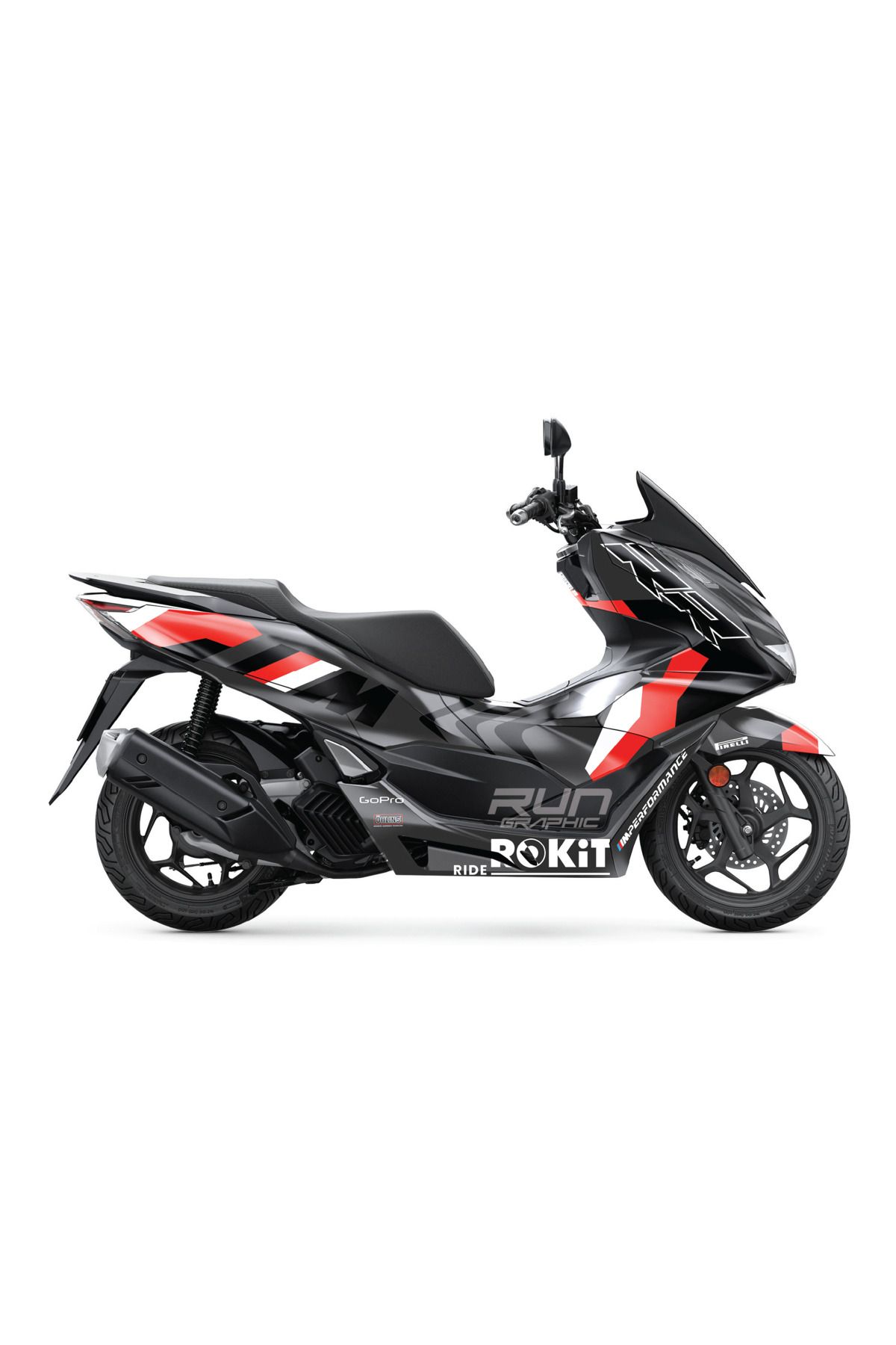 Run Grafik Shop HONDA PCX 2021-2024 BMW RR KAPLAMA GRAFİK SETİ KİT