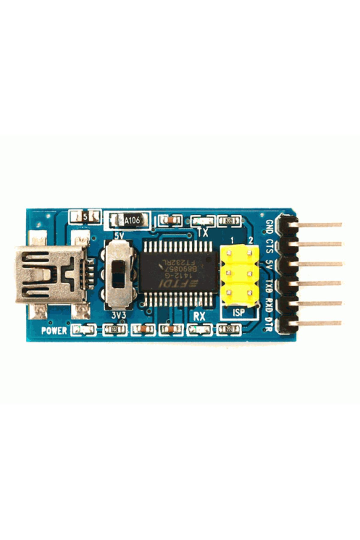 ROBOFUN-Breakout board for FTDI FT232RL 3.3V and 5V 4