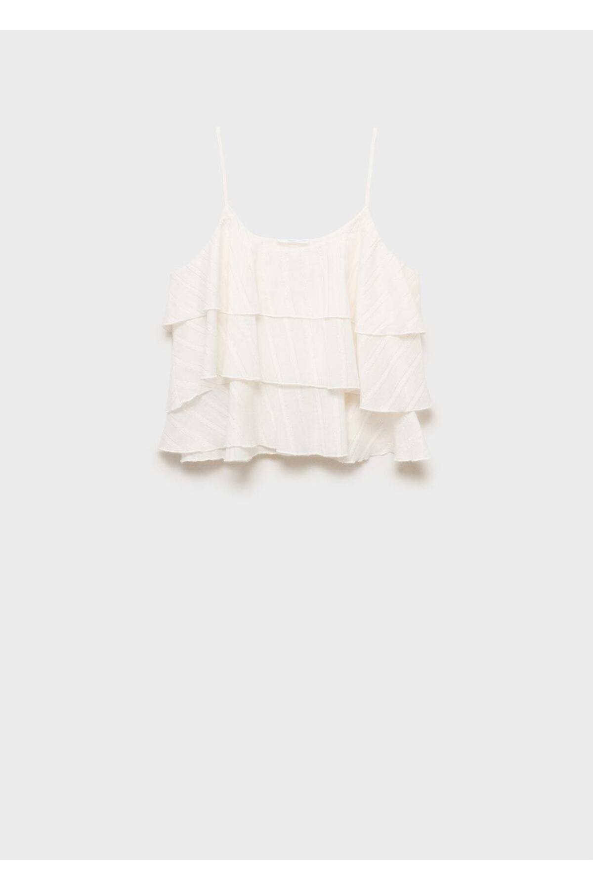 Lureks volanlı bluz