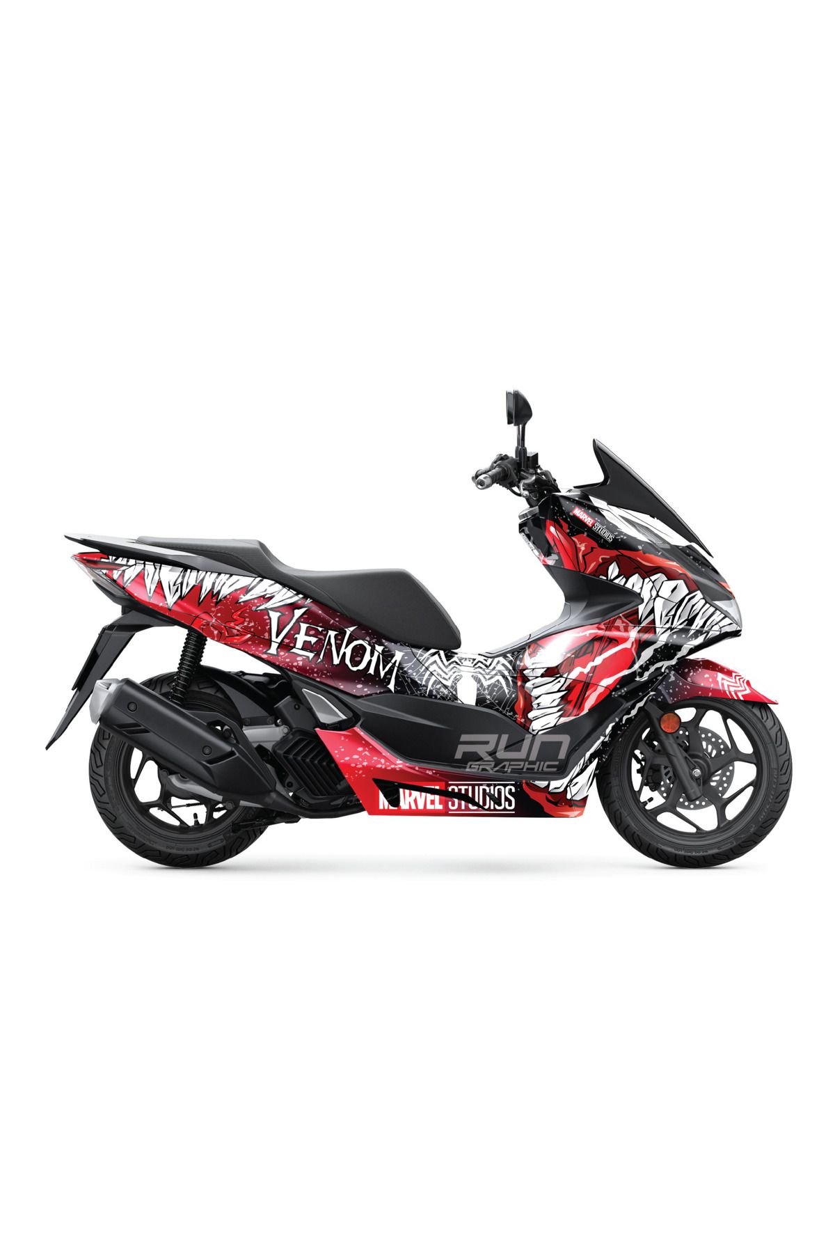 Run Grafik Shop HONDA PCX 2021-2024 MİXED KAPLAMA GRAFİK SETİ KİT