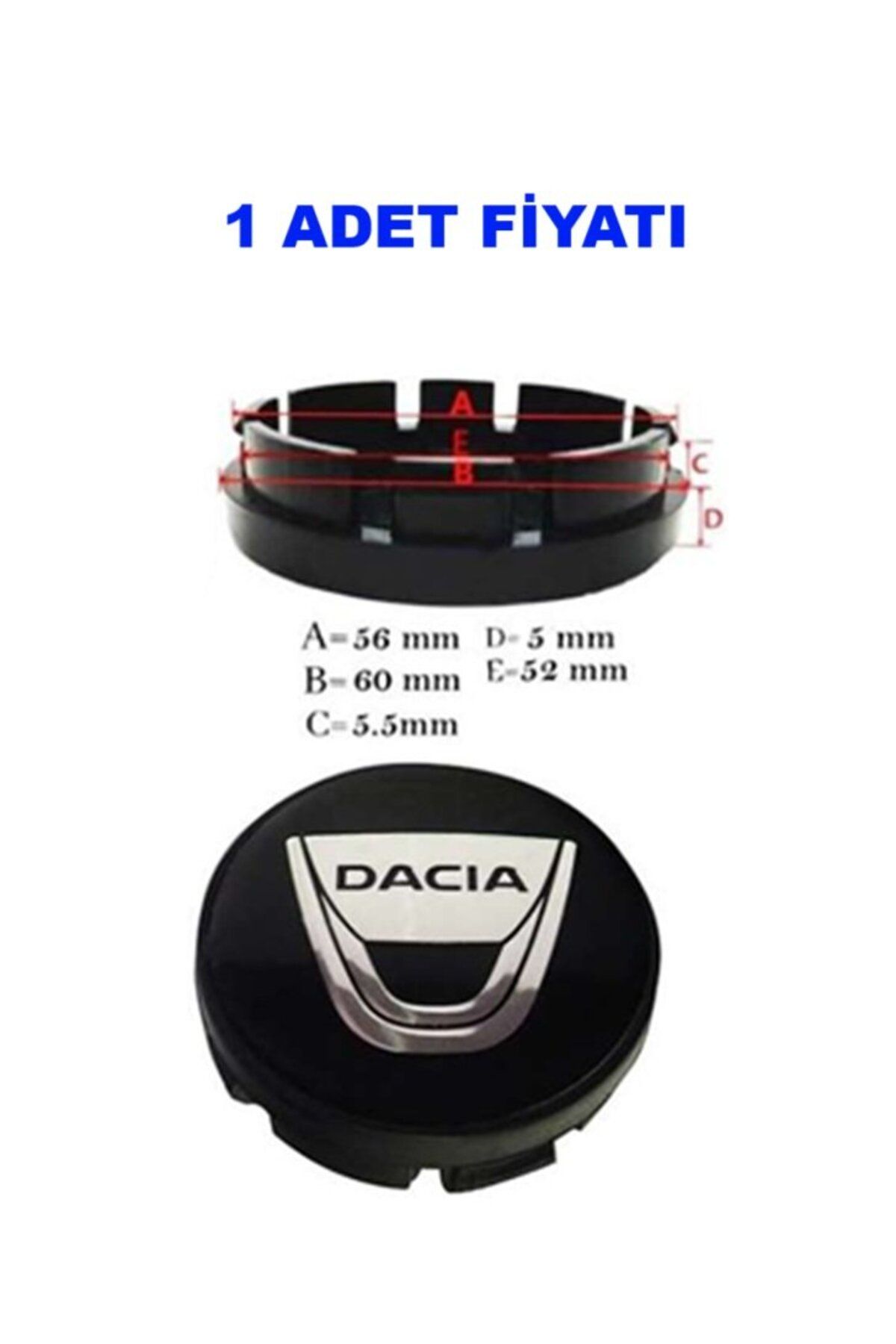 RENSA JANT GÖBEK ARMA 60-56 SİYAH DACIA