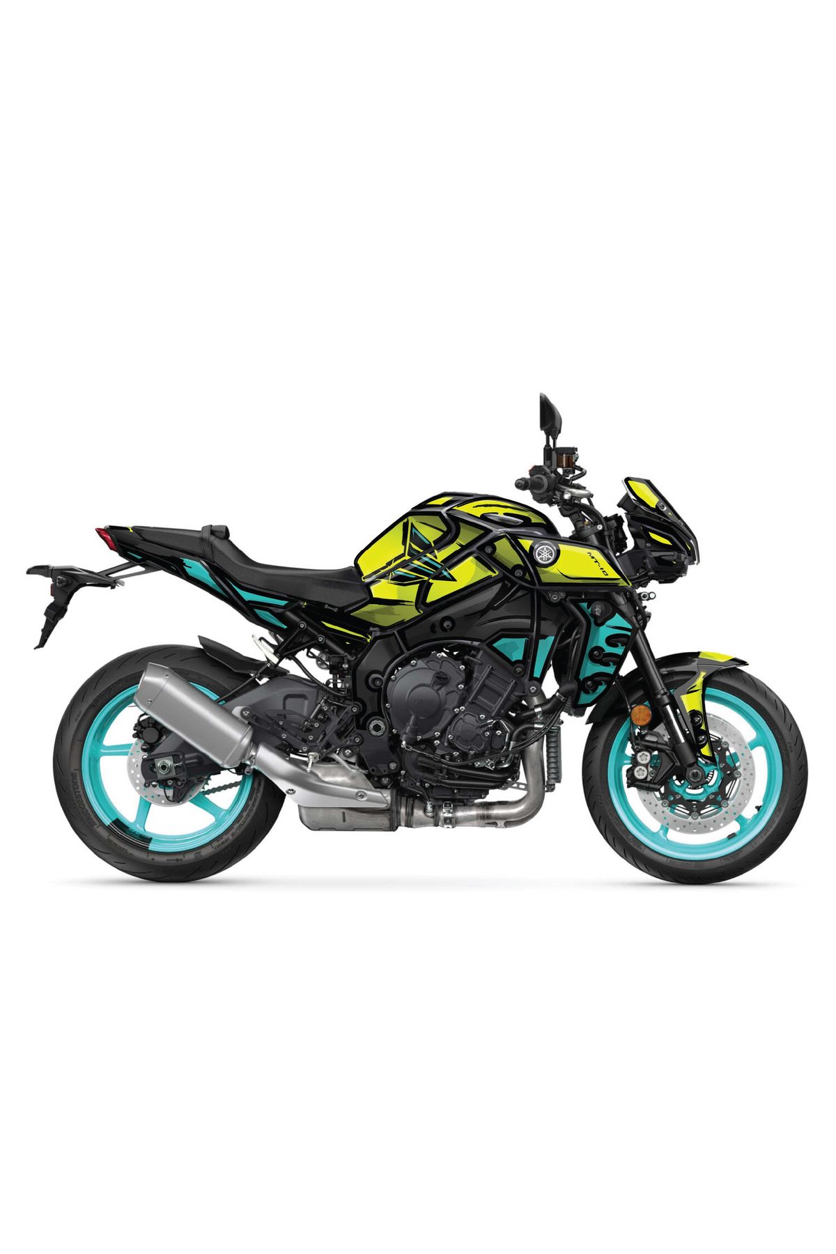 Run Grafik Shop YAMAHA MT 10 2021-2025 CRTOON KAPLAMA GRAFİK SET KİT