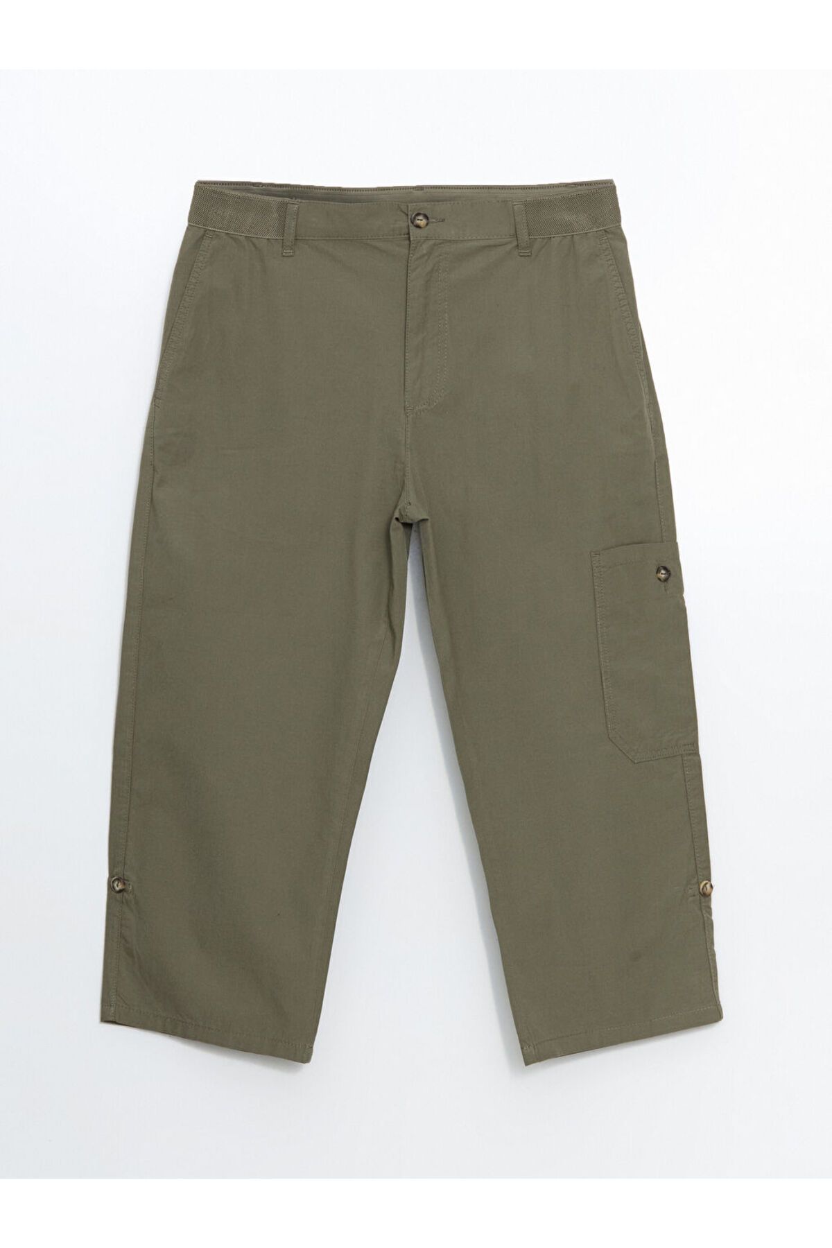 LC Waikiki-Sparkling Selections from Shining Store |   Khaki Standard Fit Men's Roller Shorts 5