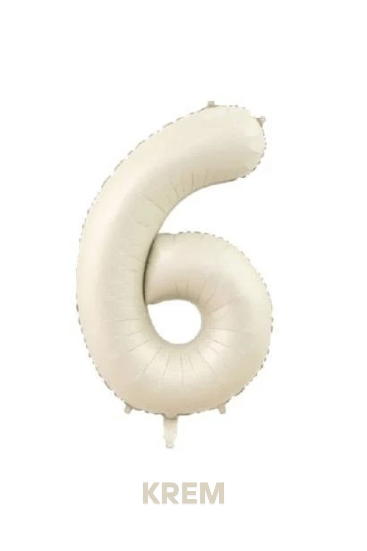 Mielibon Rakam Folyo Balon Krem Renk - 76 cm