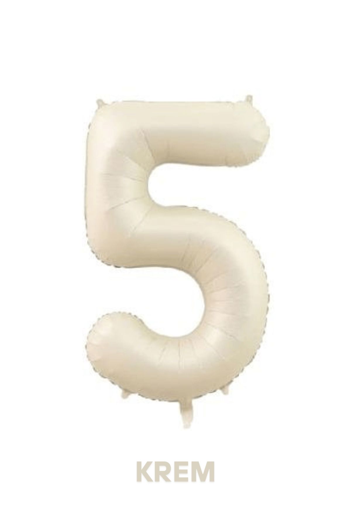 Mielibon Rakam Folyo Balon Krem Renk - 76 cm