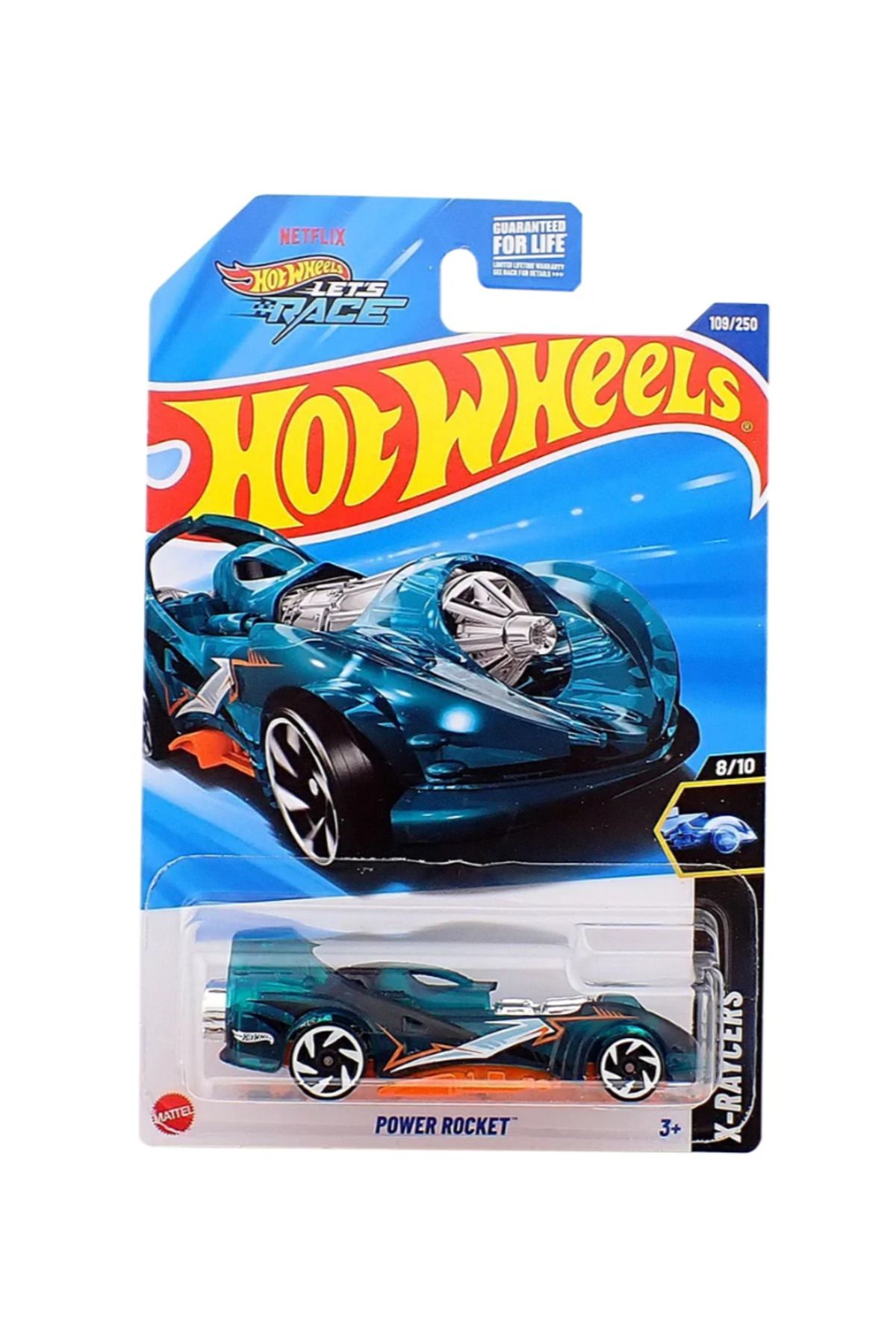 HOT WHEELS HW X-RAYCERS POWER ROCKET 8/10 109/250 Tekli Metal Araç 1/64 Ölçek