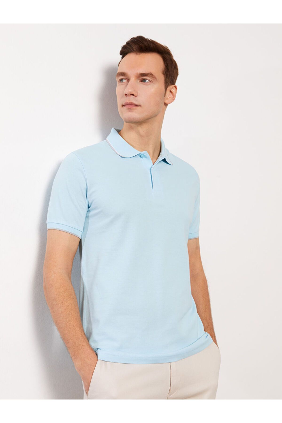 LC Waikiki Polo Yaka Kısa Kollu Pike Erkek Tişört